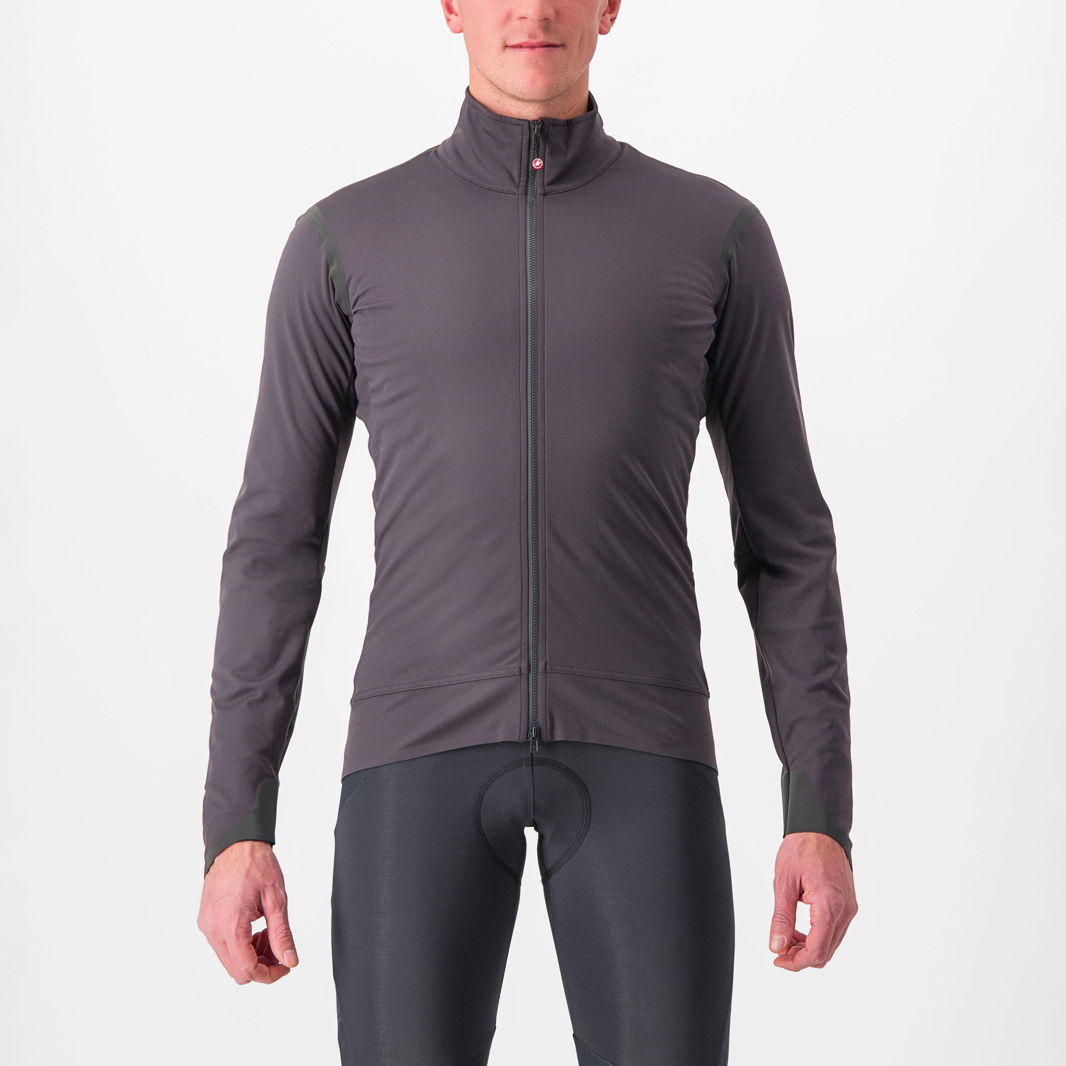 Alpha ultimate insulated jacket - dark gray/black-dark gray - castelli