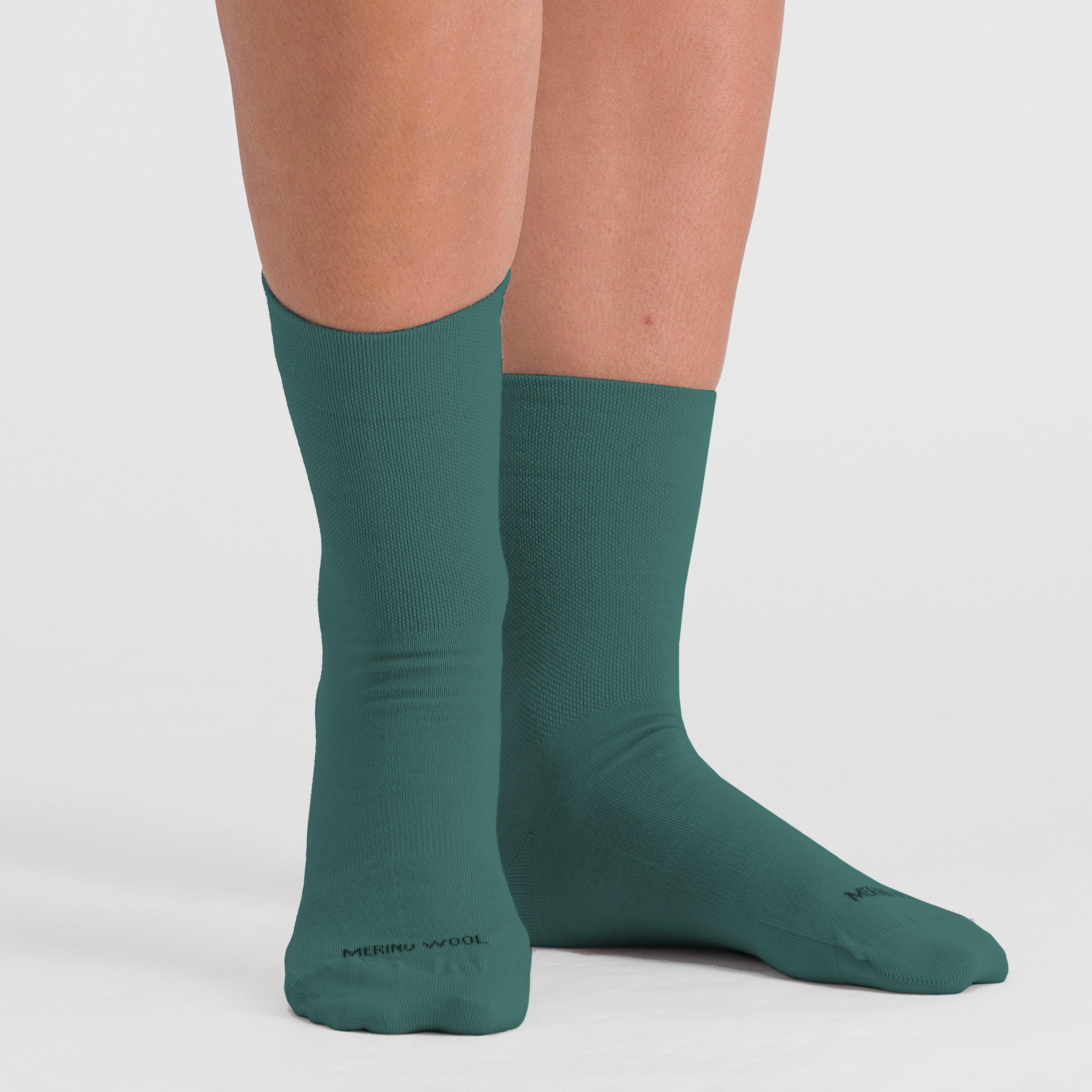 Matchy wool woman socks - shrub green - sportful