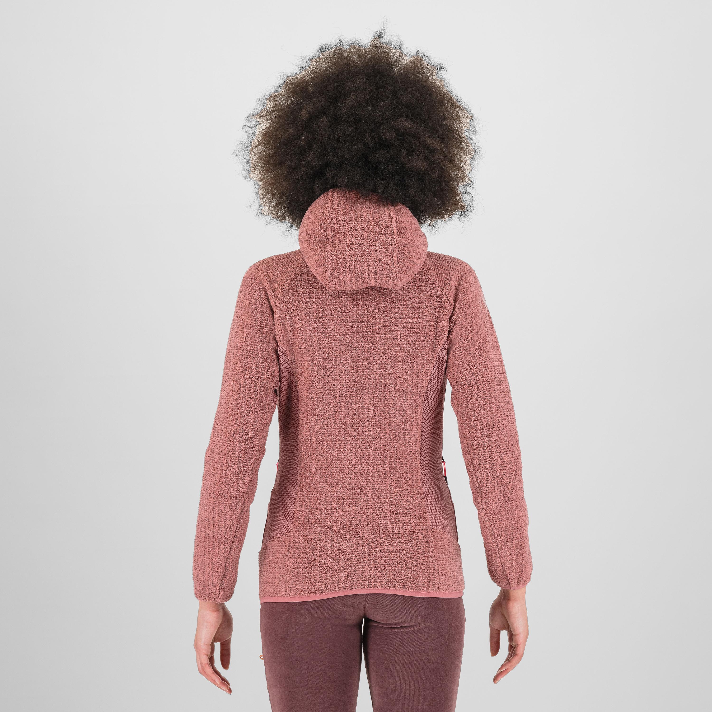 Rocchetta w hoodie fleece - deco rose - karpos