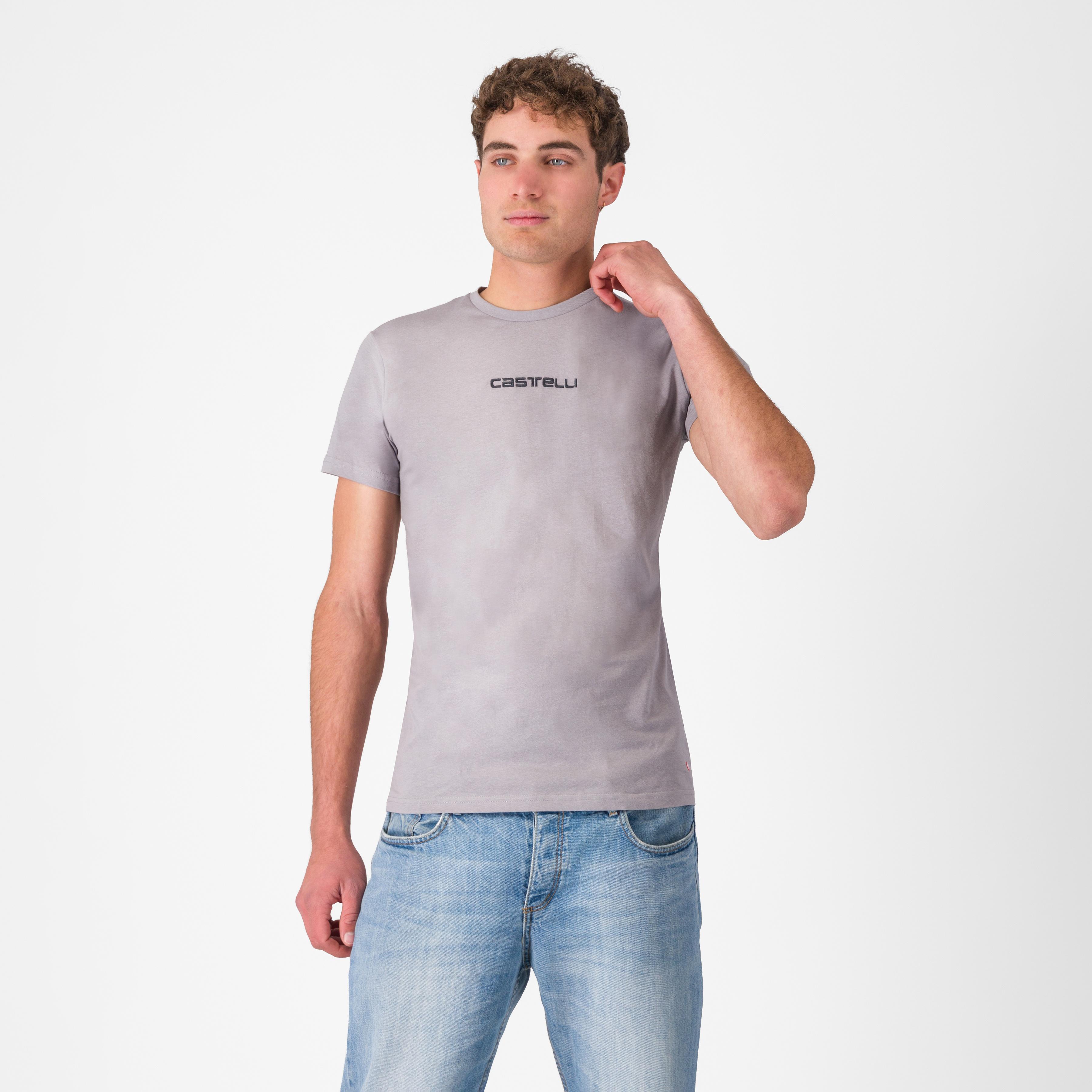 Castelli classico tee - light gray - castelli