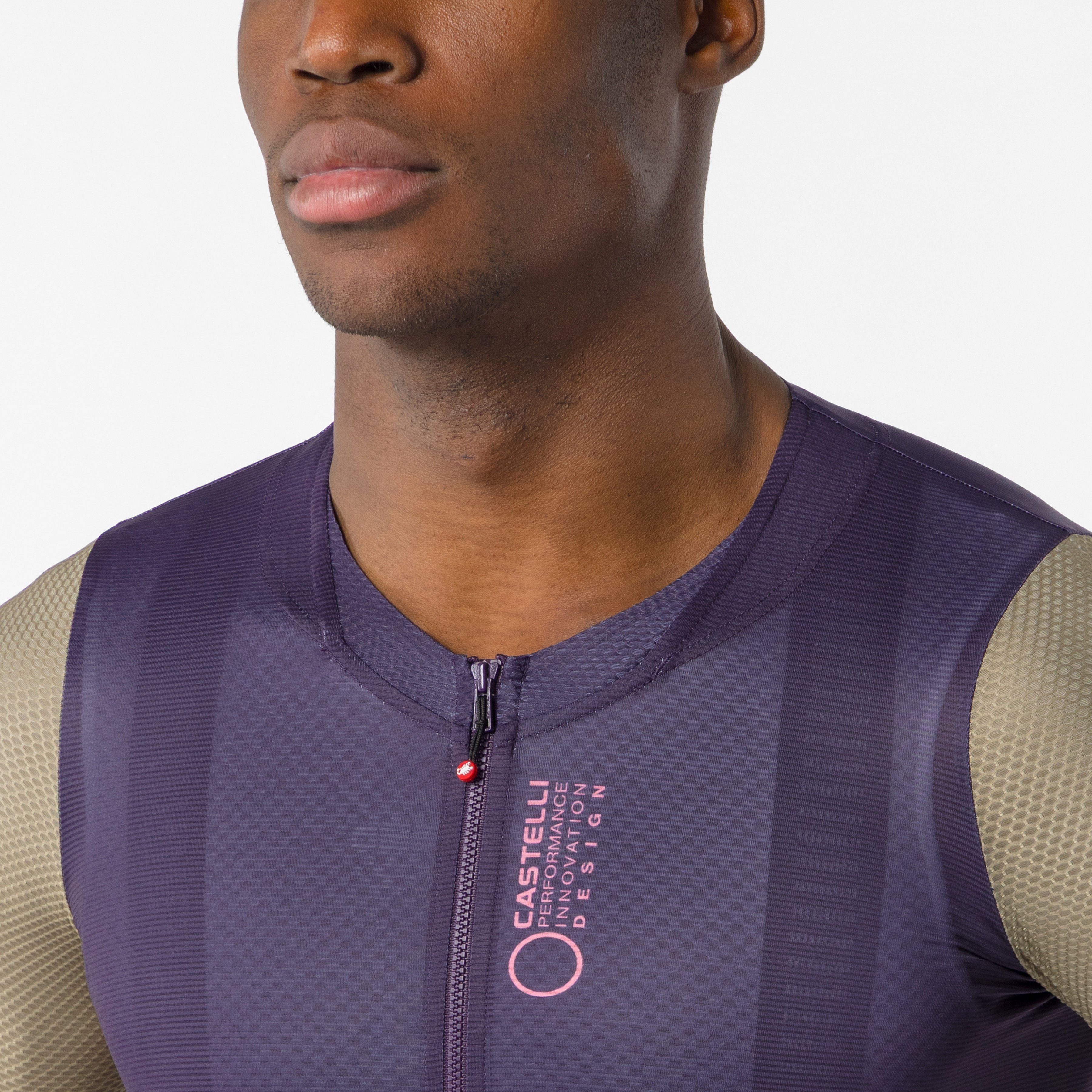 Corretto ls jersey - night shade/elmwood-rosa giro - castelli