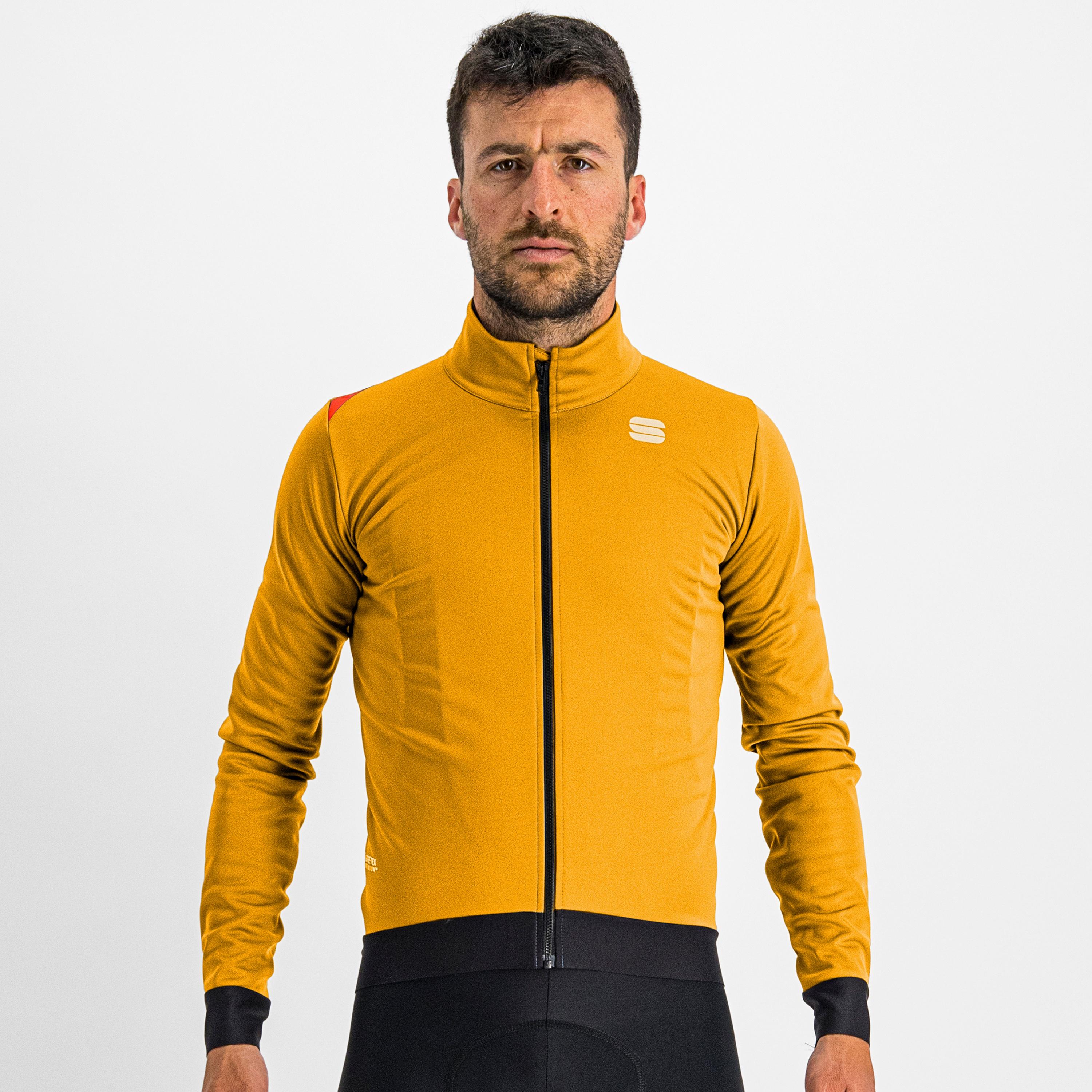 Fiandre pro medium jacket - dark gold - sportful