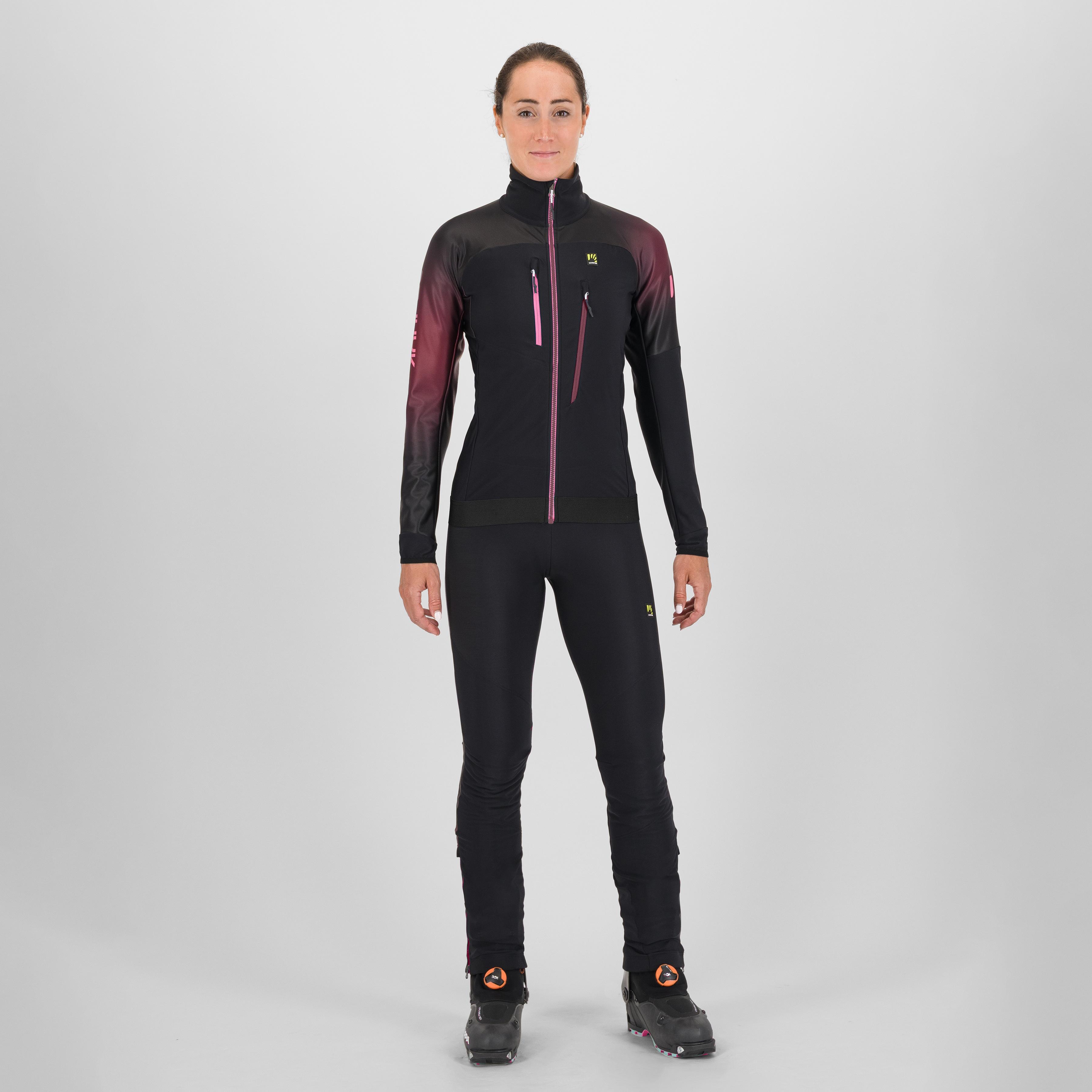Alagna 2.0 w jacket - black/crimson/pink power - karpos