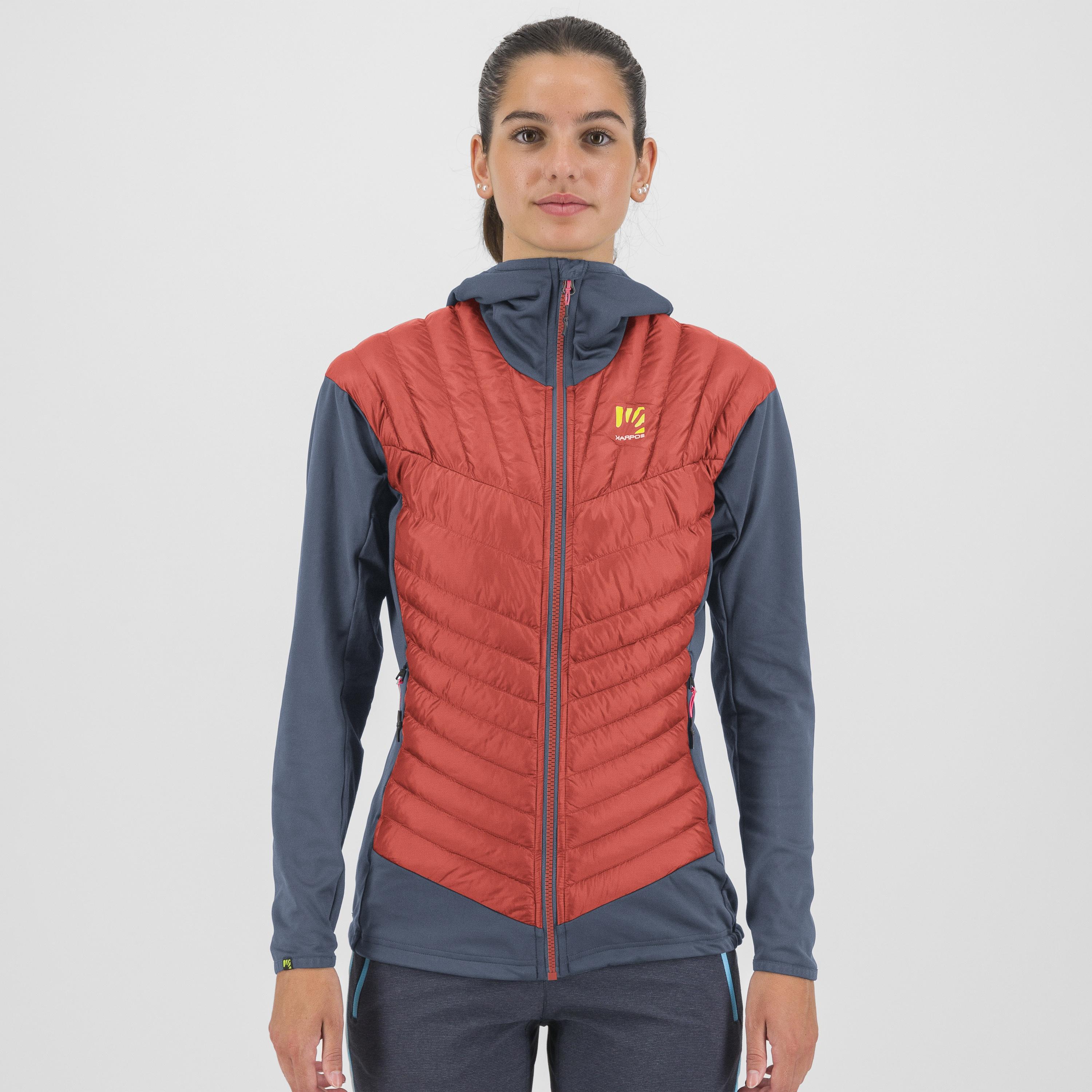 Sass de mura w jacket - hot coral/vintage indigo - karpos