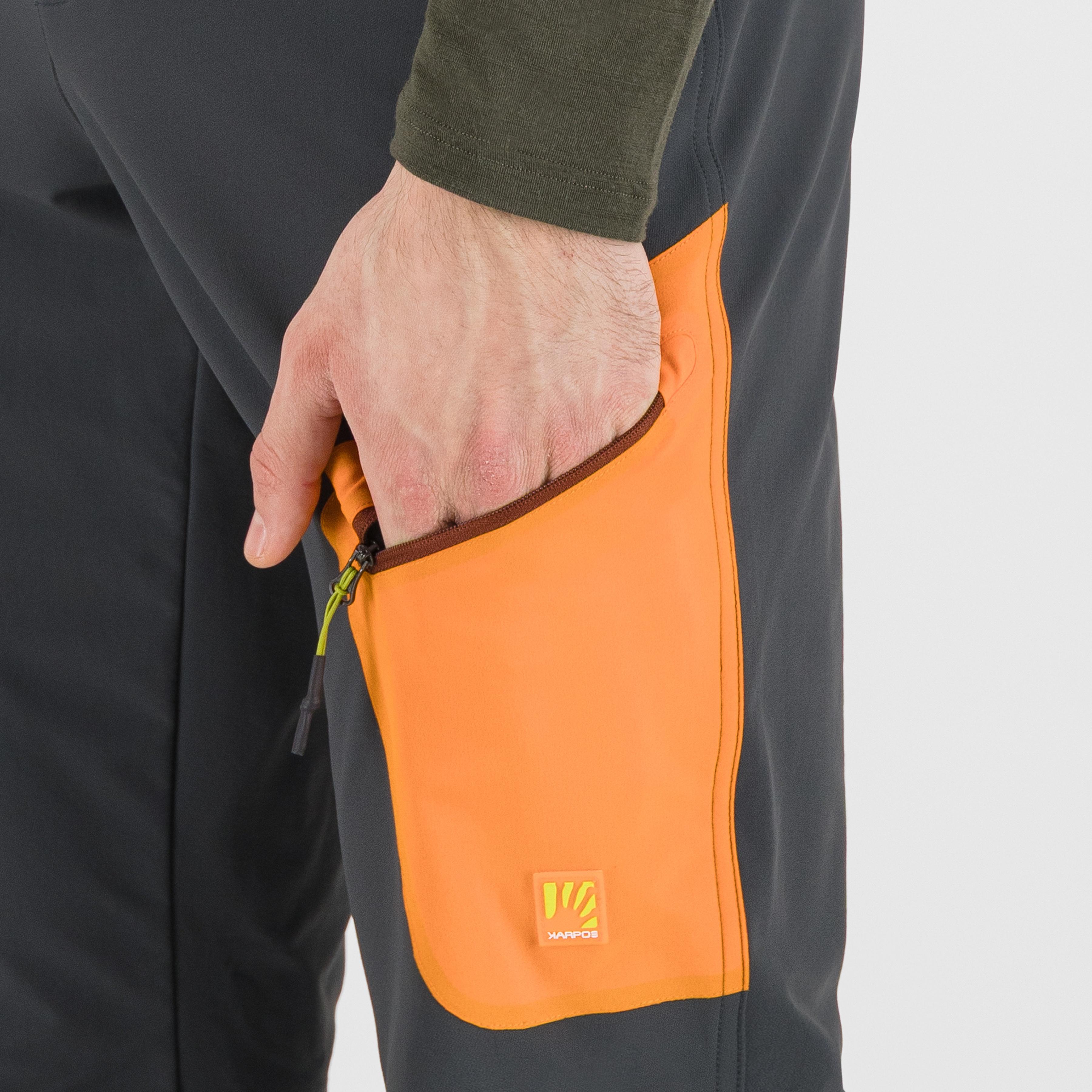 Scarnia up pants - woodl.gray/vibr.orange - karpos
