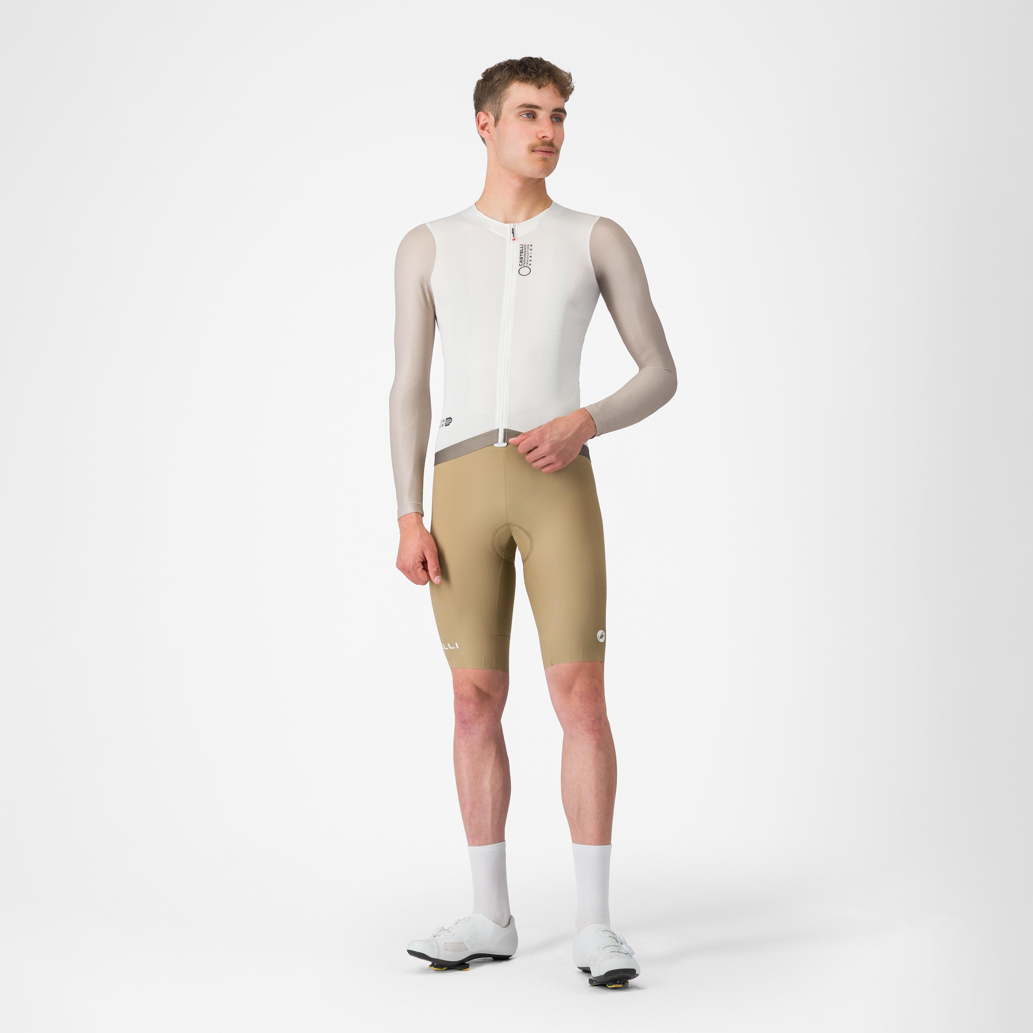 Corretto ls jersey - ivory/clay-black - castelli
