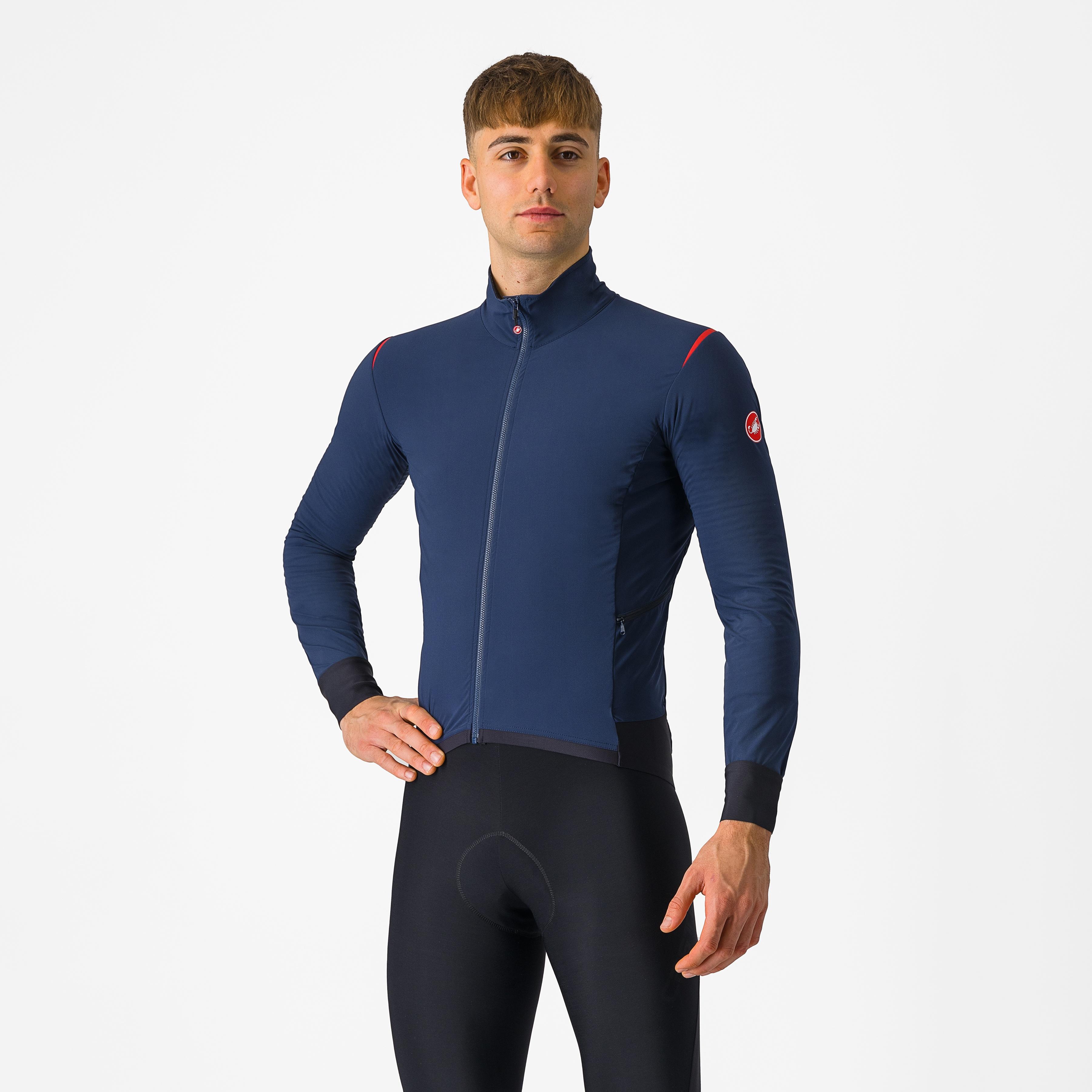 Alpha flight ros jacket - belgian blue/pompeian red-rock - castelli