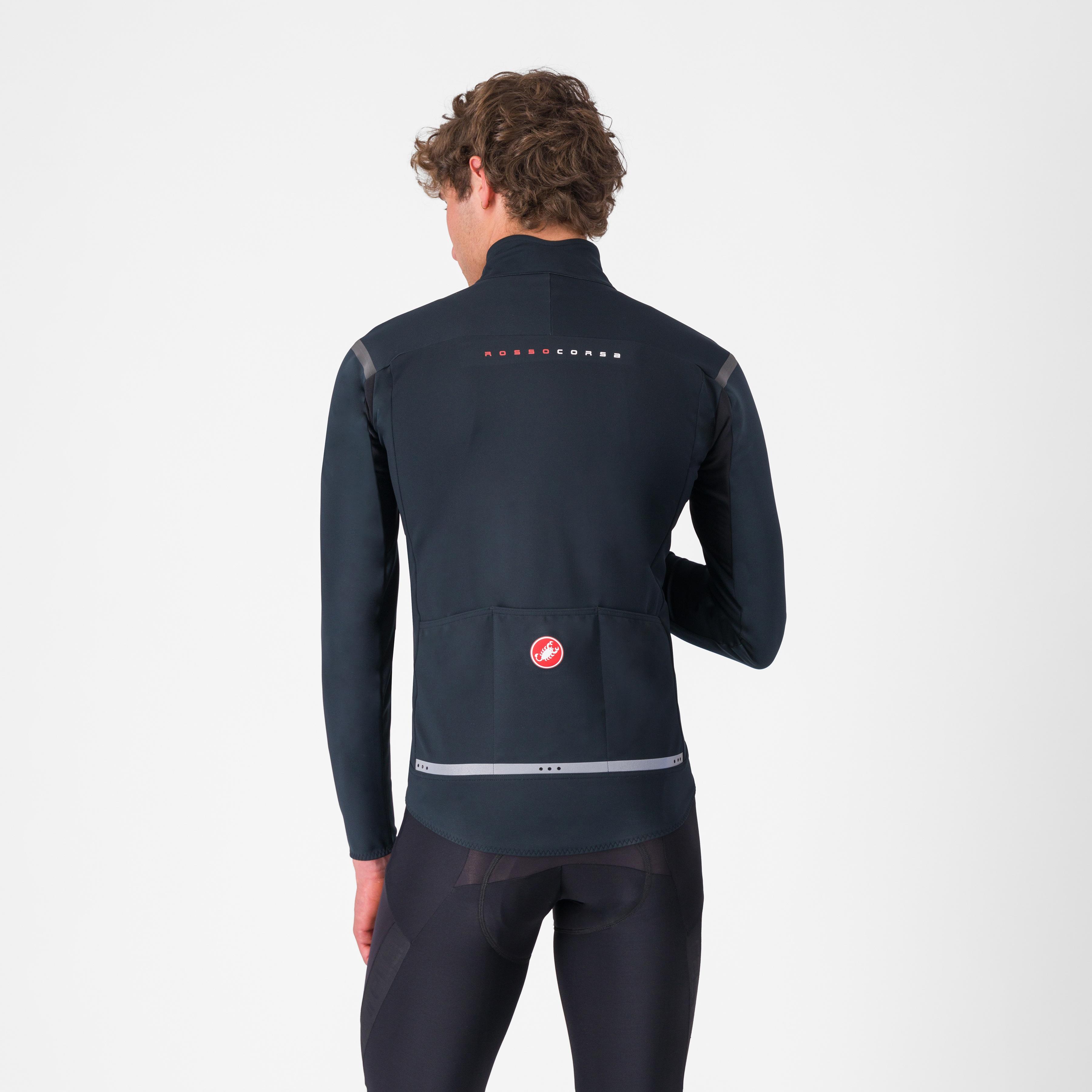 Perfetto ros 2 jacket - light black/black reflex - castelli