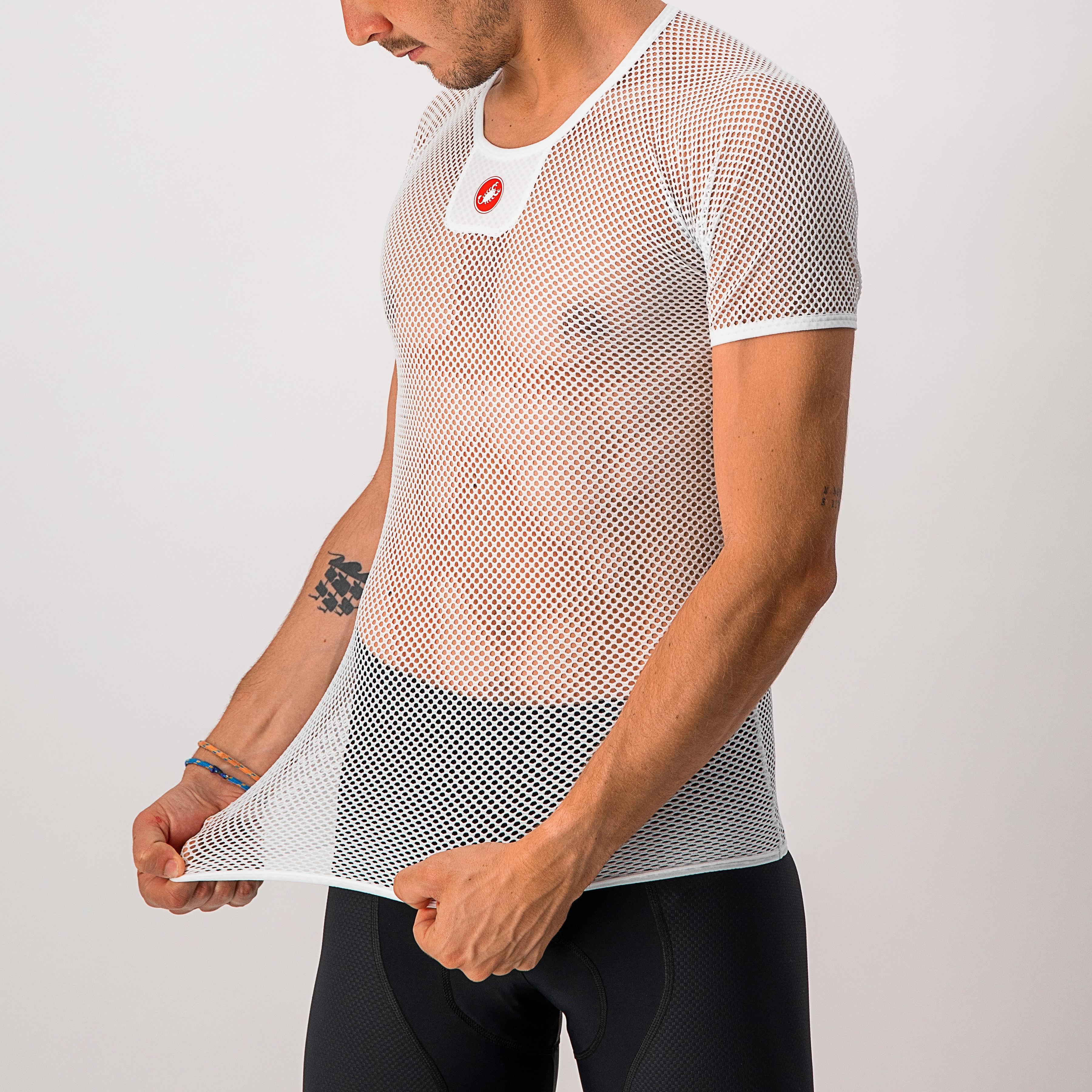 Core mesh 3 ss - white - castelli