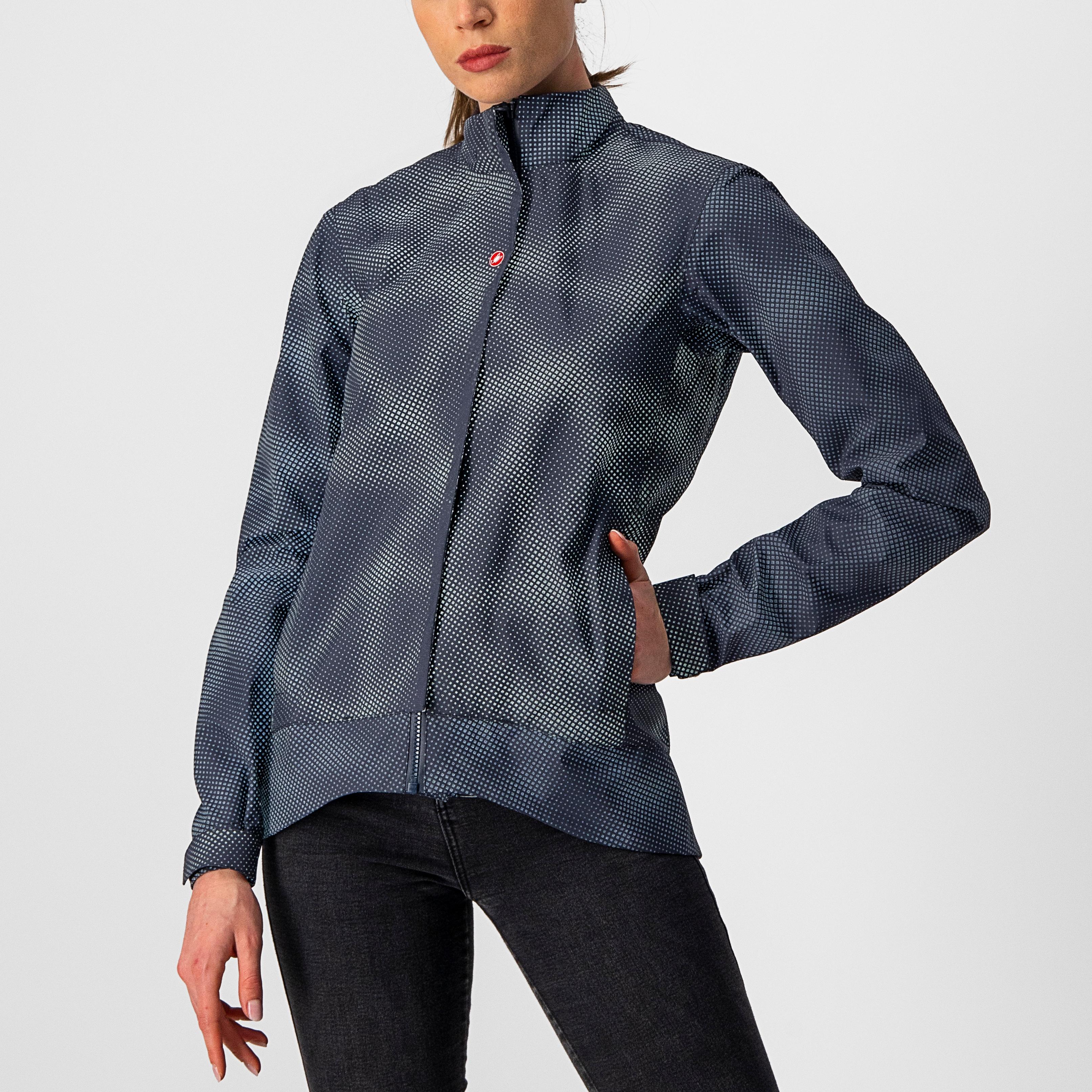 Commuter w reflex jacket - dark steel blue - castelli
