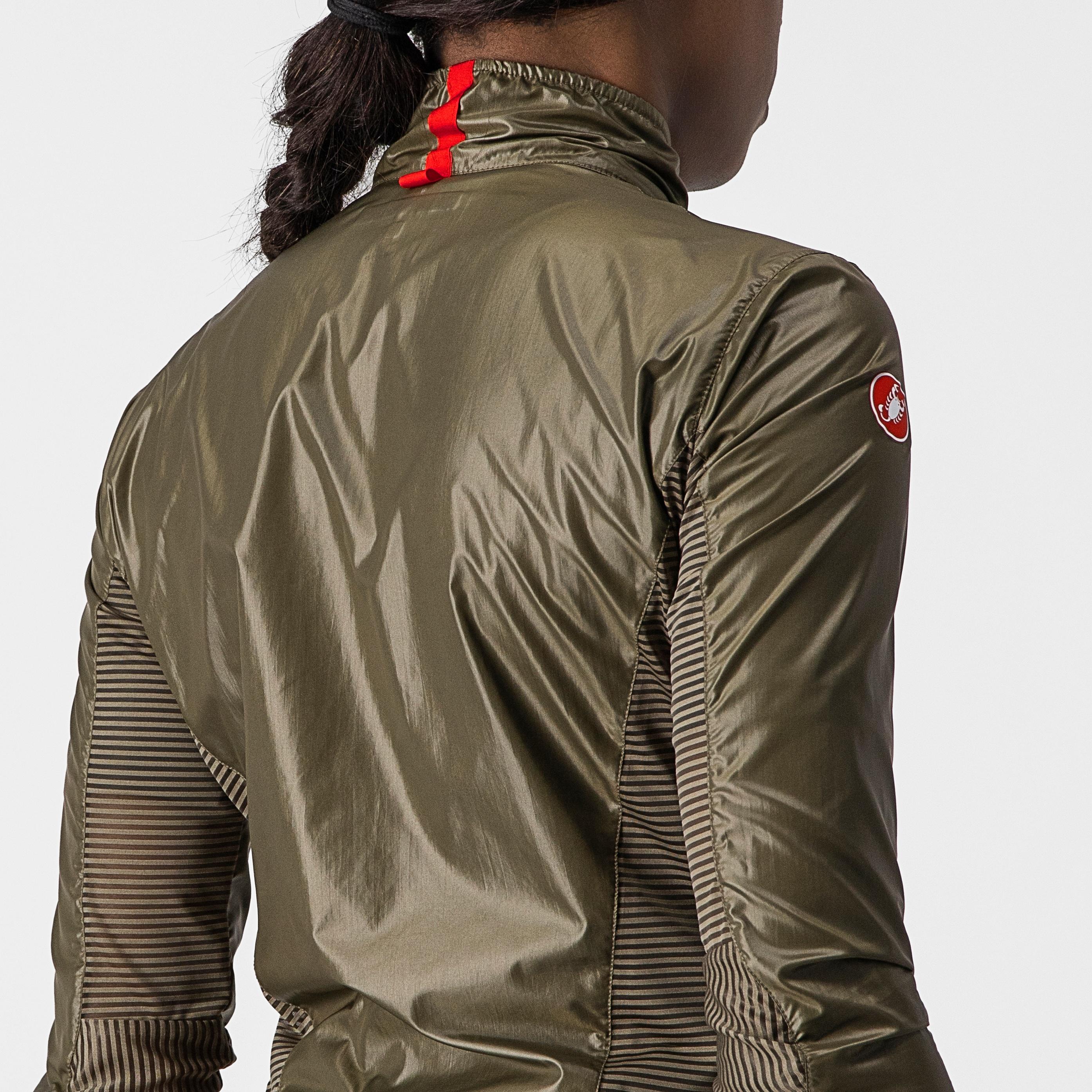 Aria shell w jacket - moss brown - castelli