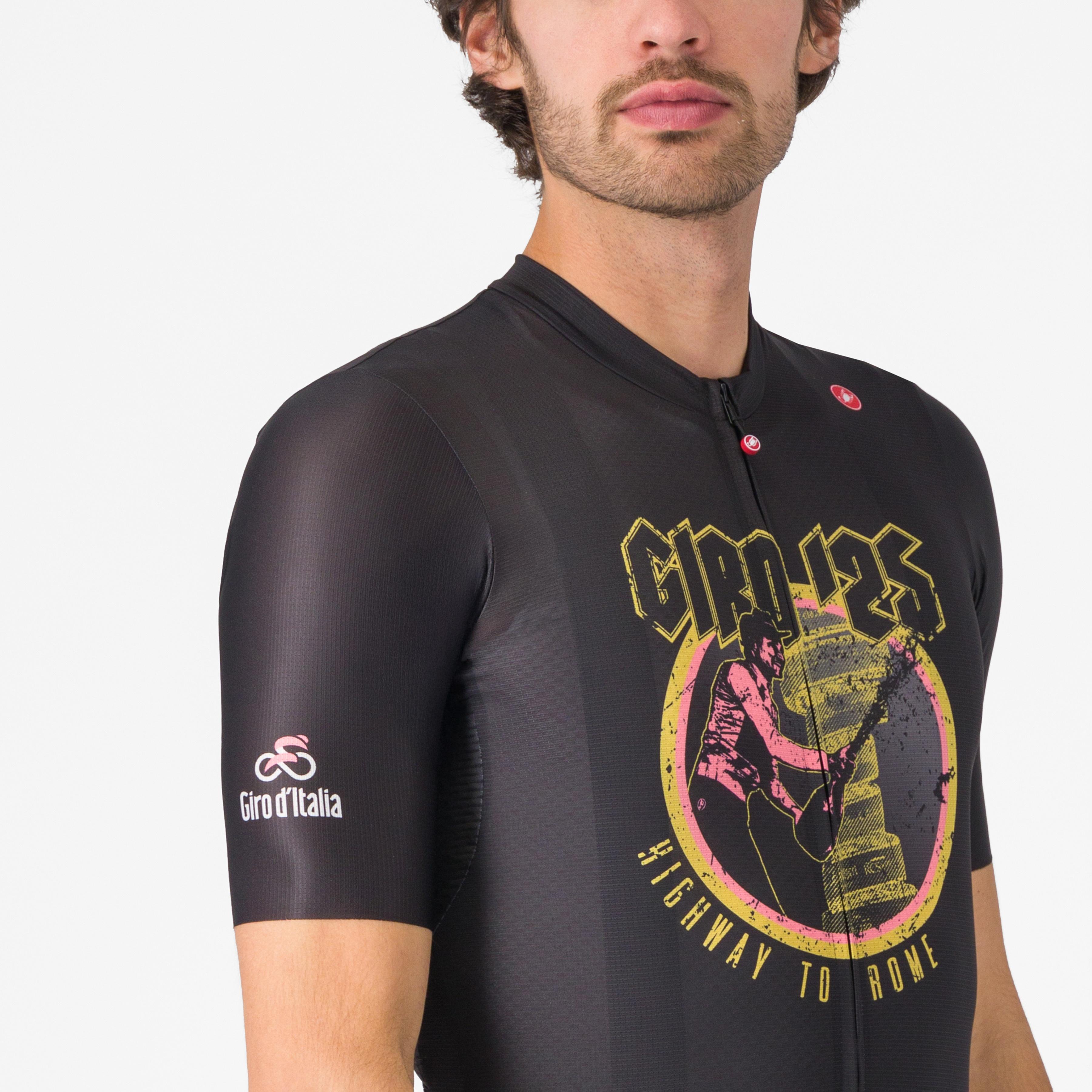 #giro highway to rome jersey - nero - castelli