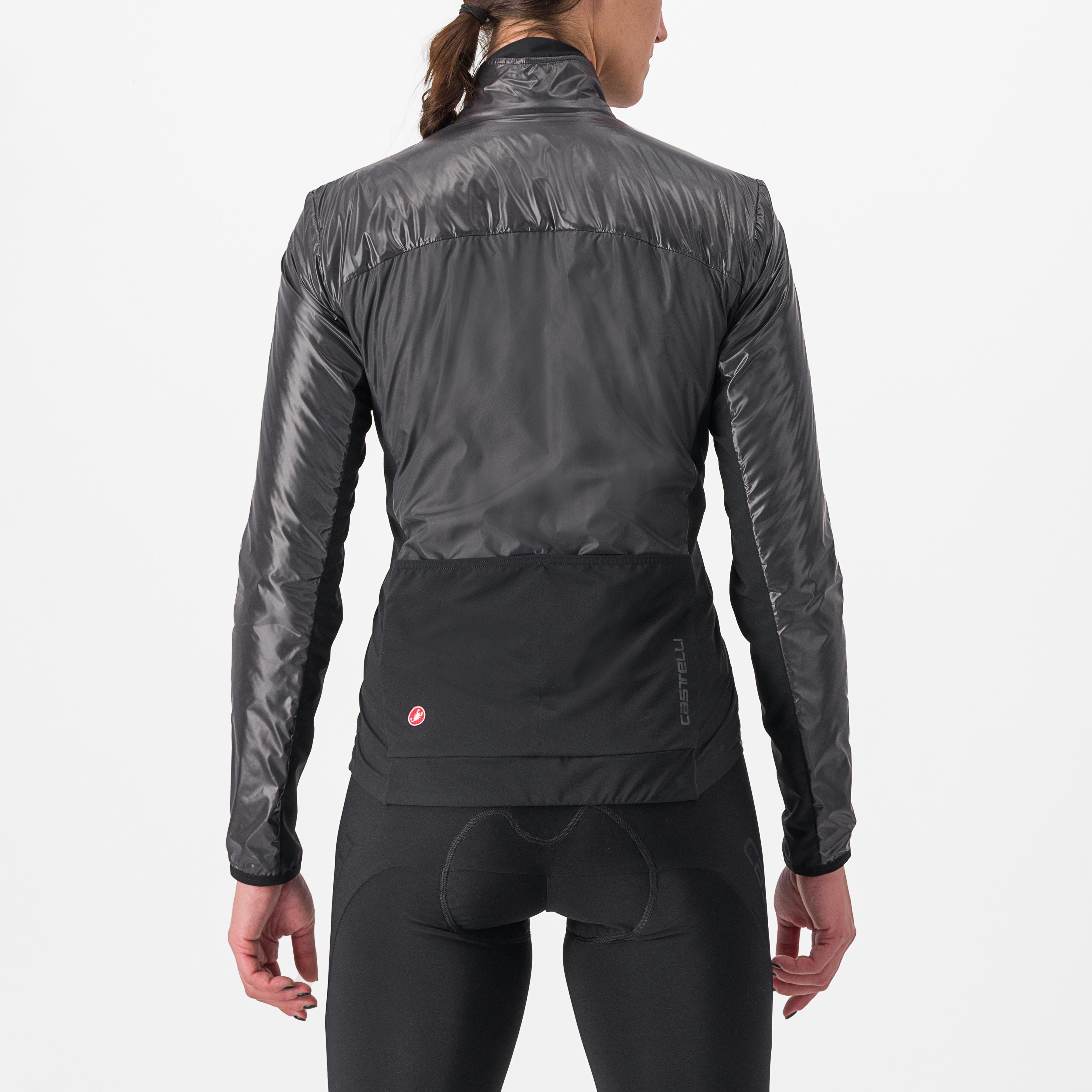 Unlimited 2 w puffy jacket - dark gray/red - castelli