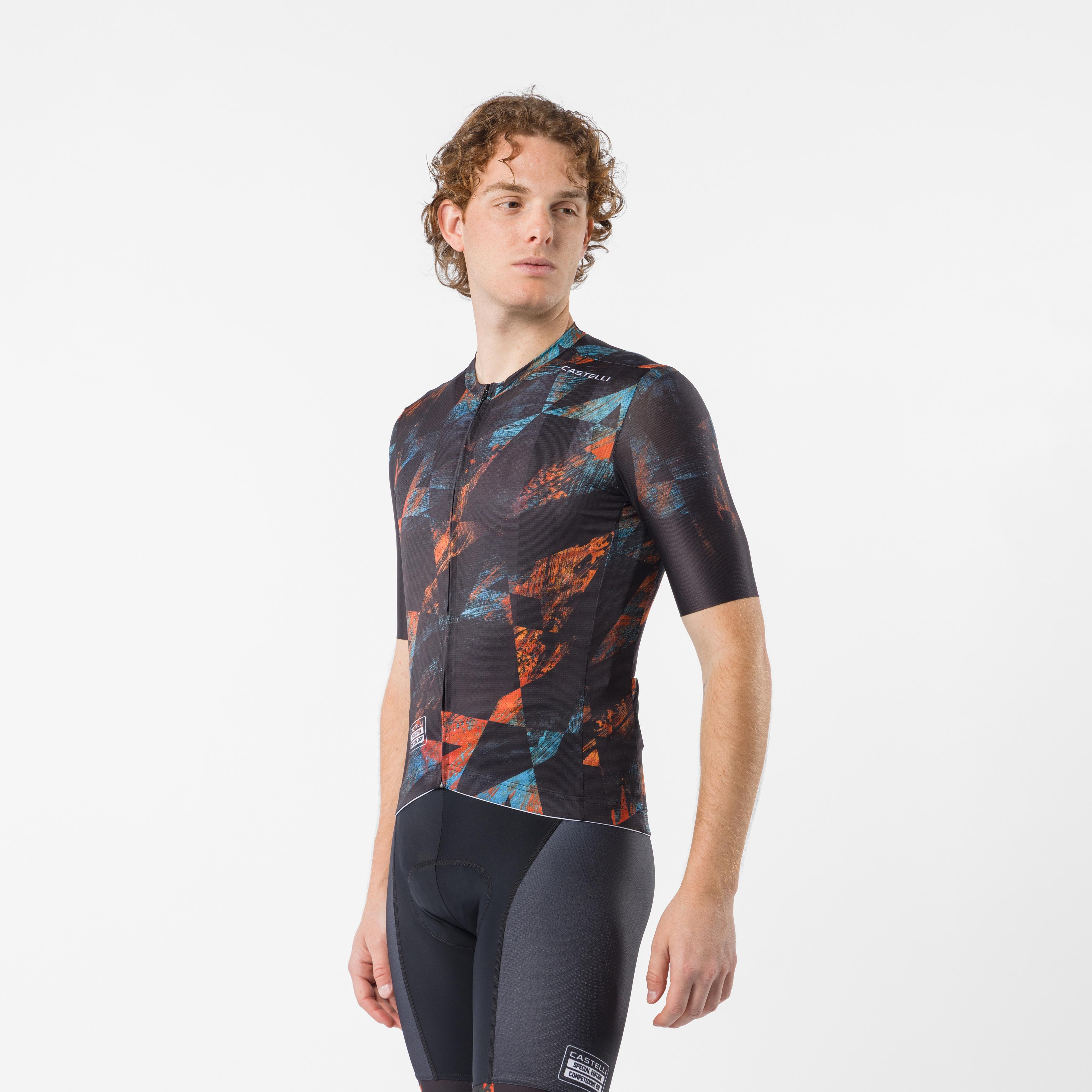 Photofinish competizione 4 jersey limited edition - black zip - castelli