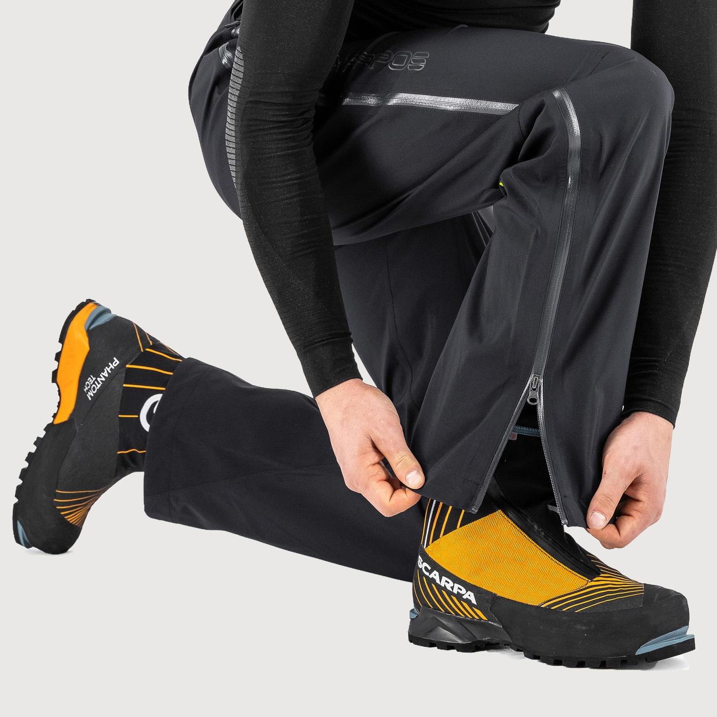 Storm evo pant - black dark grey - karpos