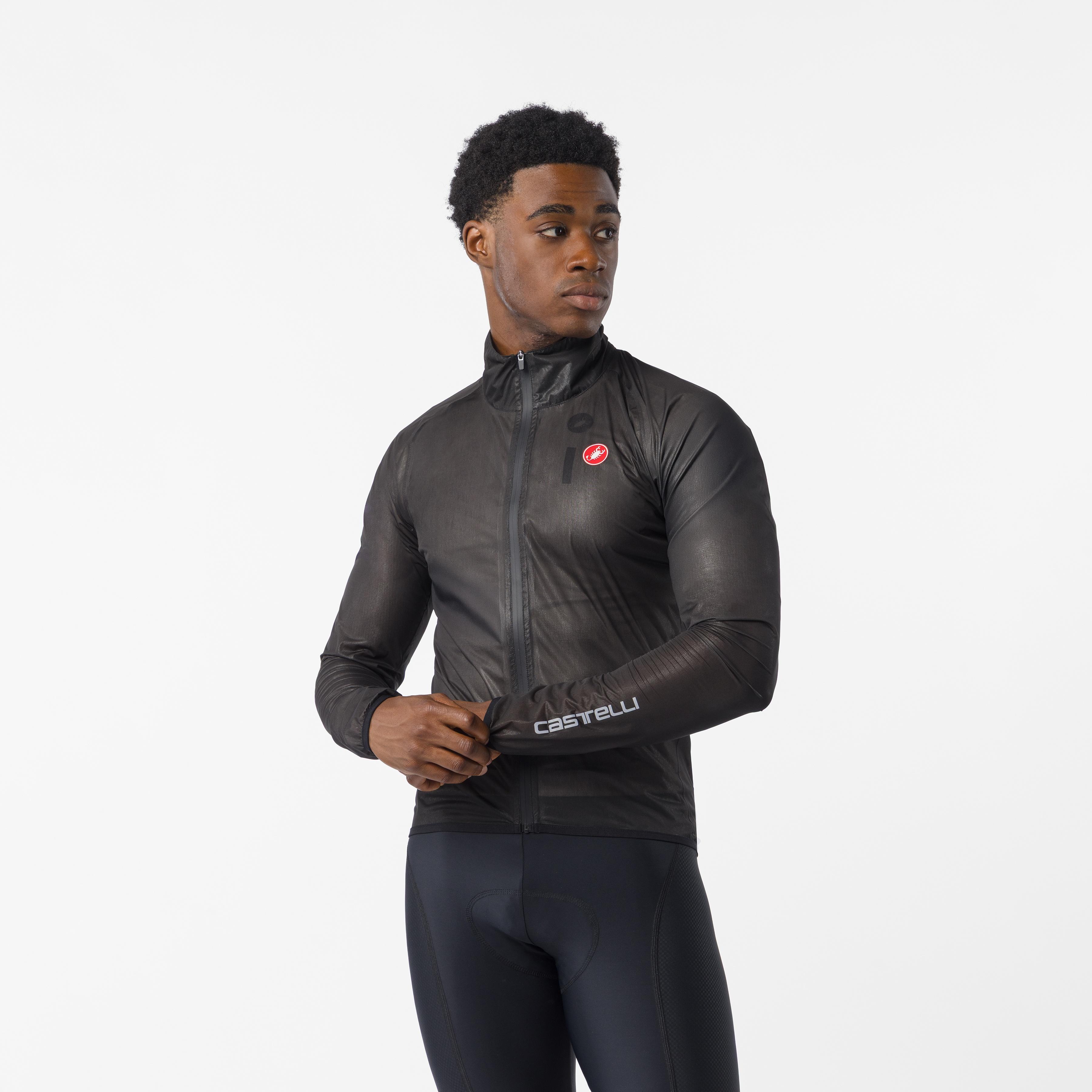 Squall shell jacket - light black/silver gray - castelli