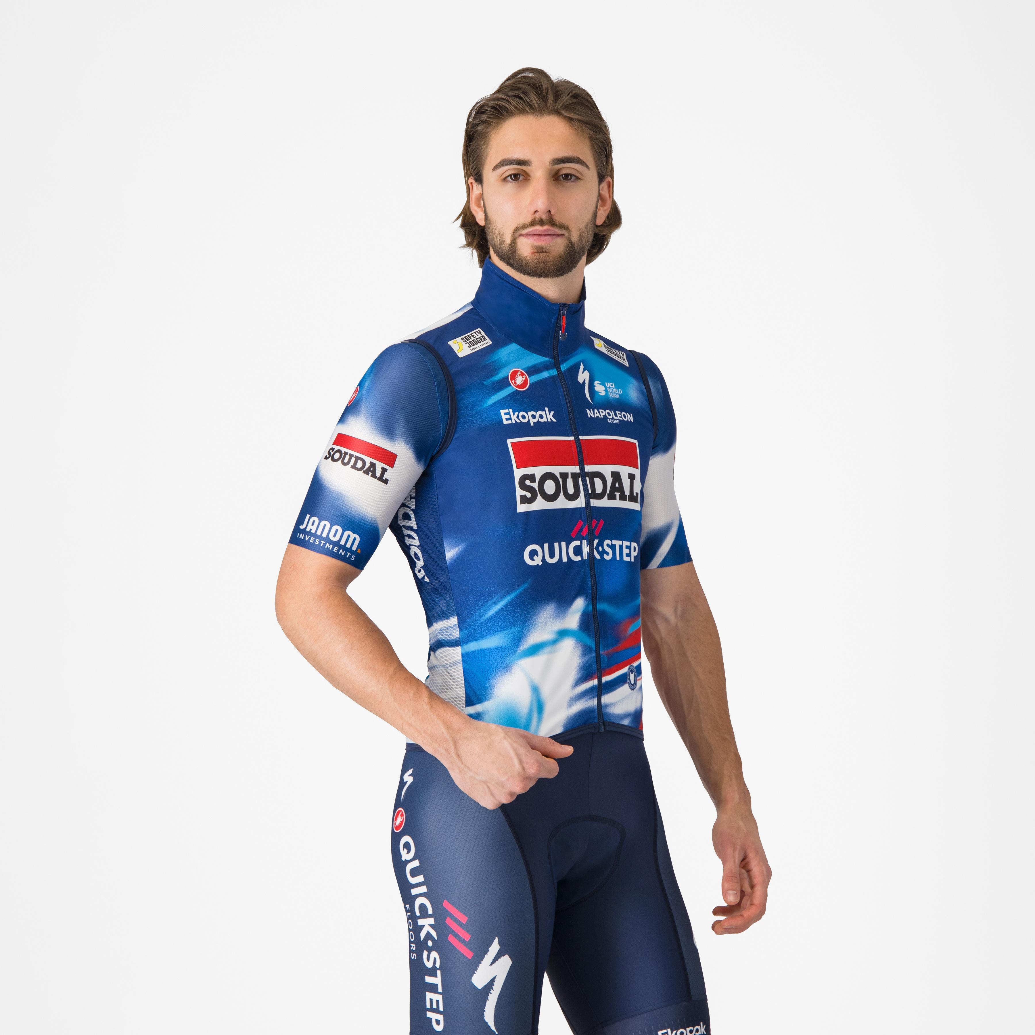 Pro light wind vest - score/blue-red - castelli