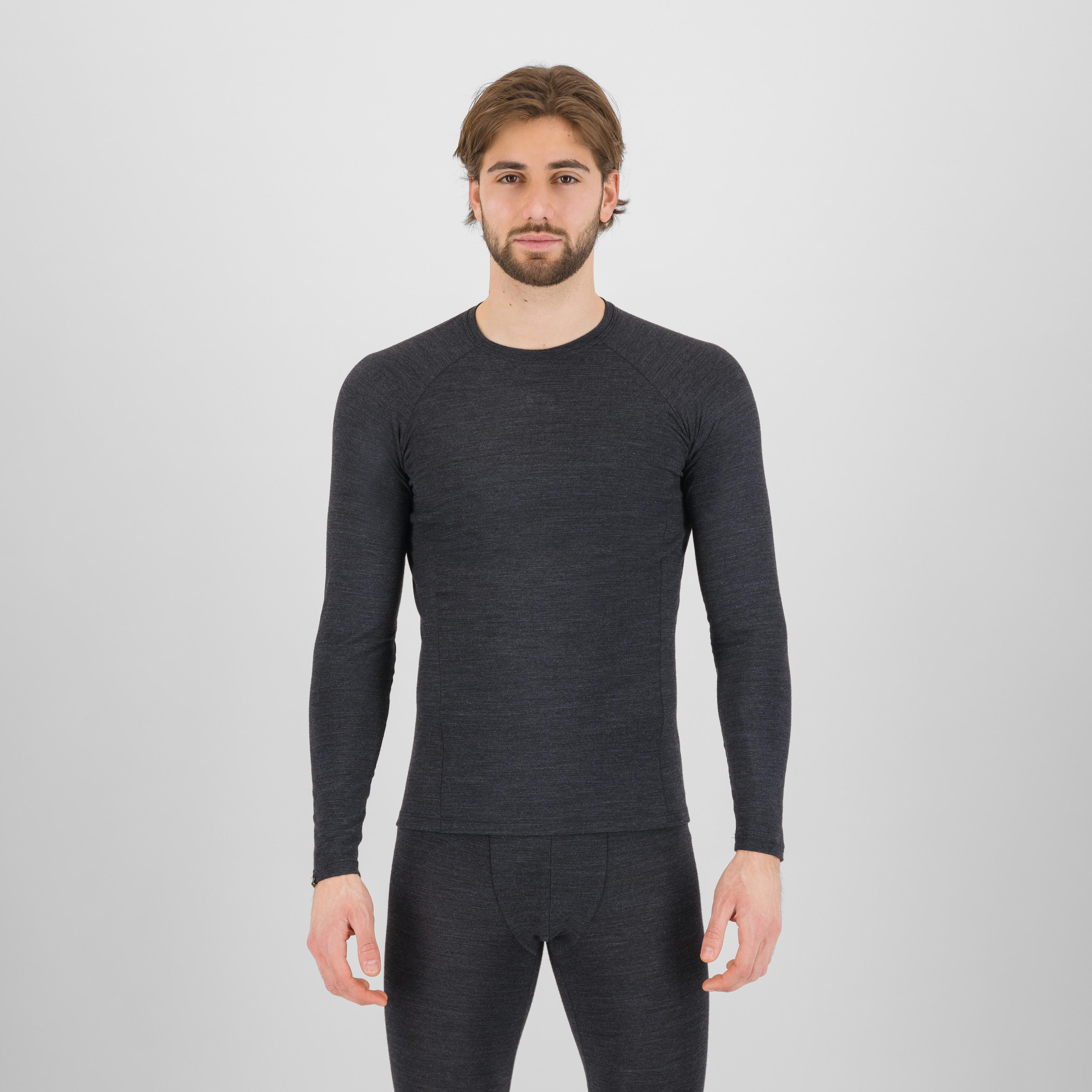 Dinamico merino 180 jersey ls - black - karpos