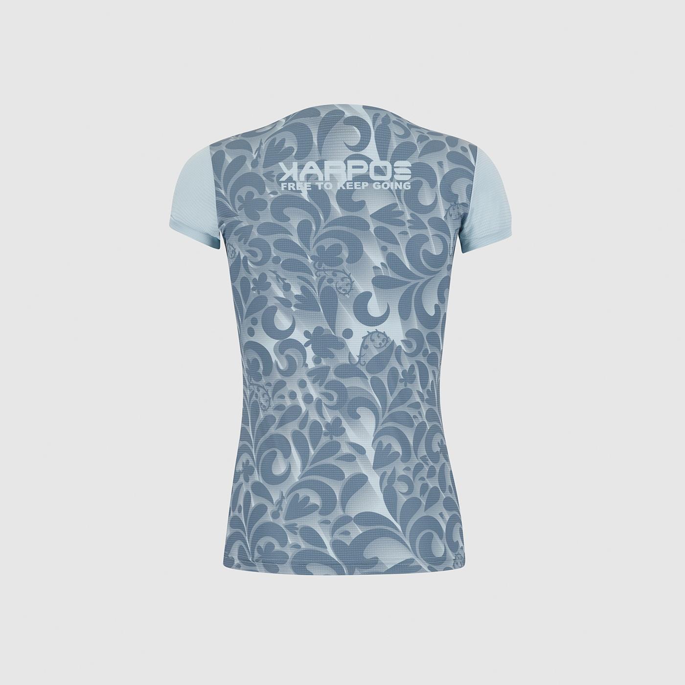 Loma print w jersey - aquamarine/spring lake - karpos