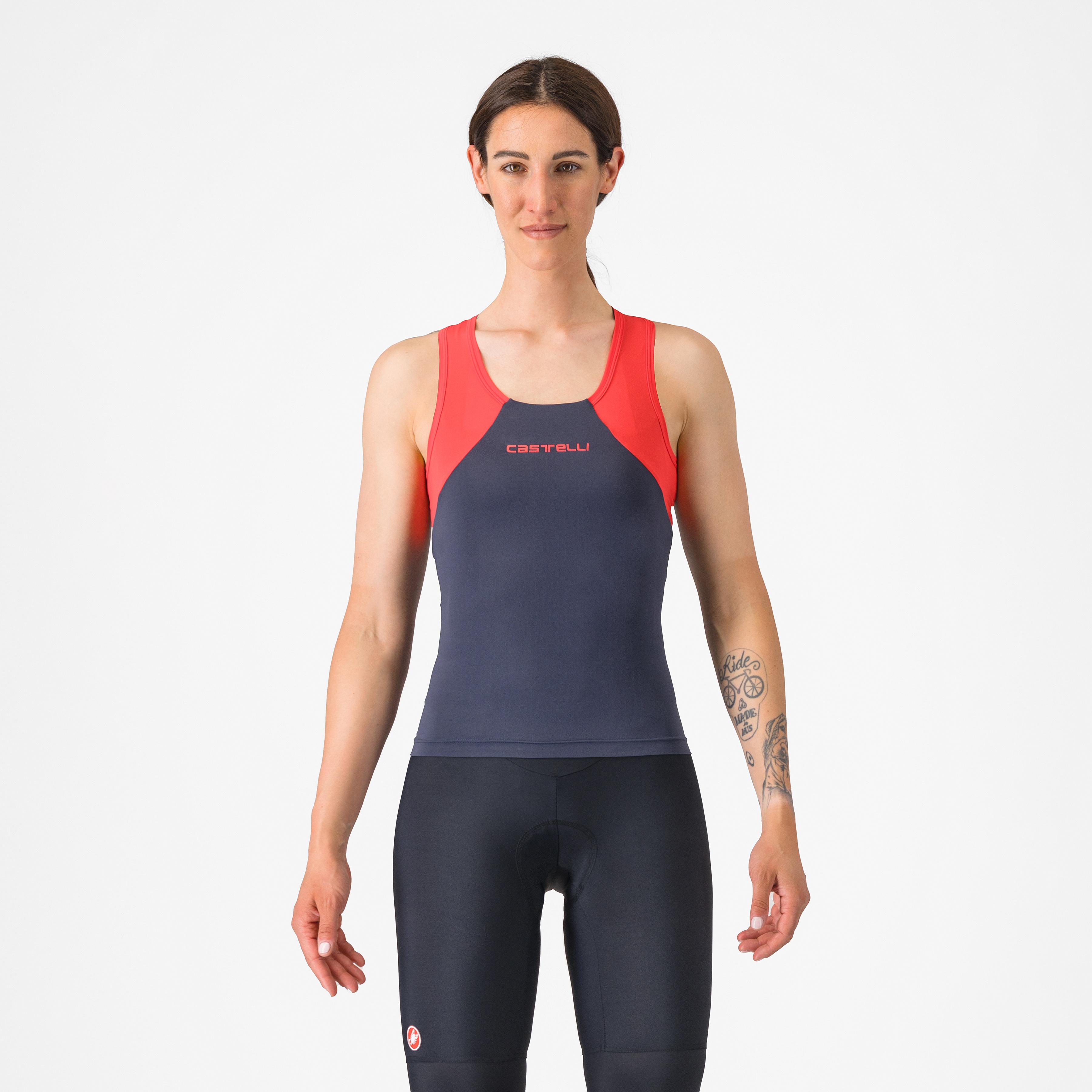 Sole top - twilight blue/hibiscus - castelli