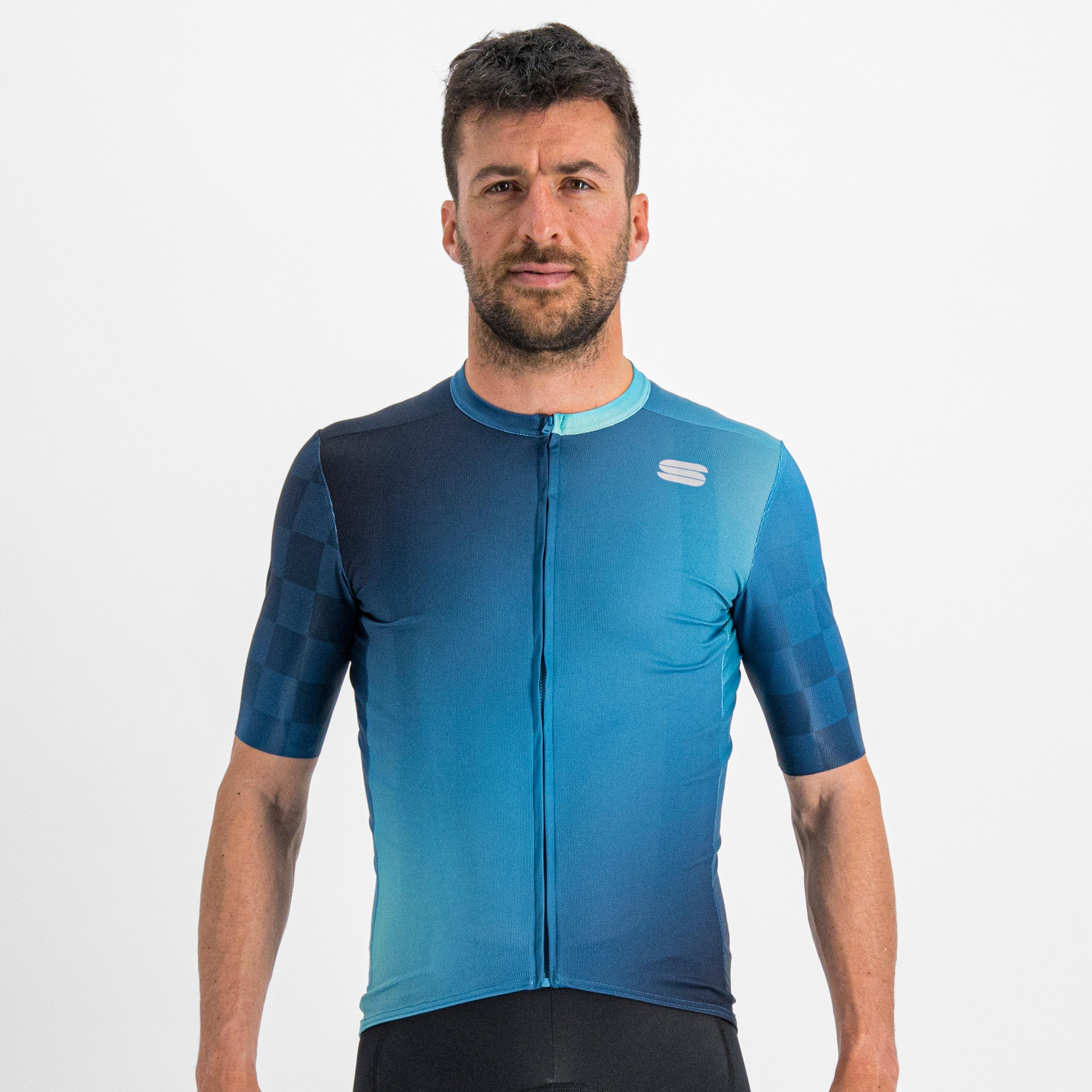 Rocket jersey - berry blue juniper blue galaxy - sportful