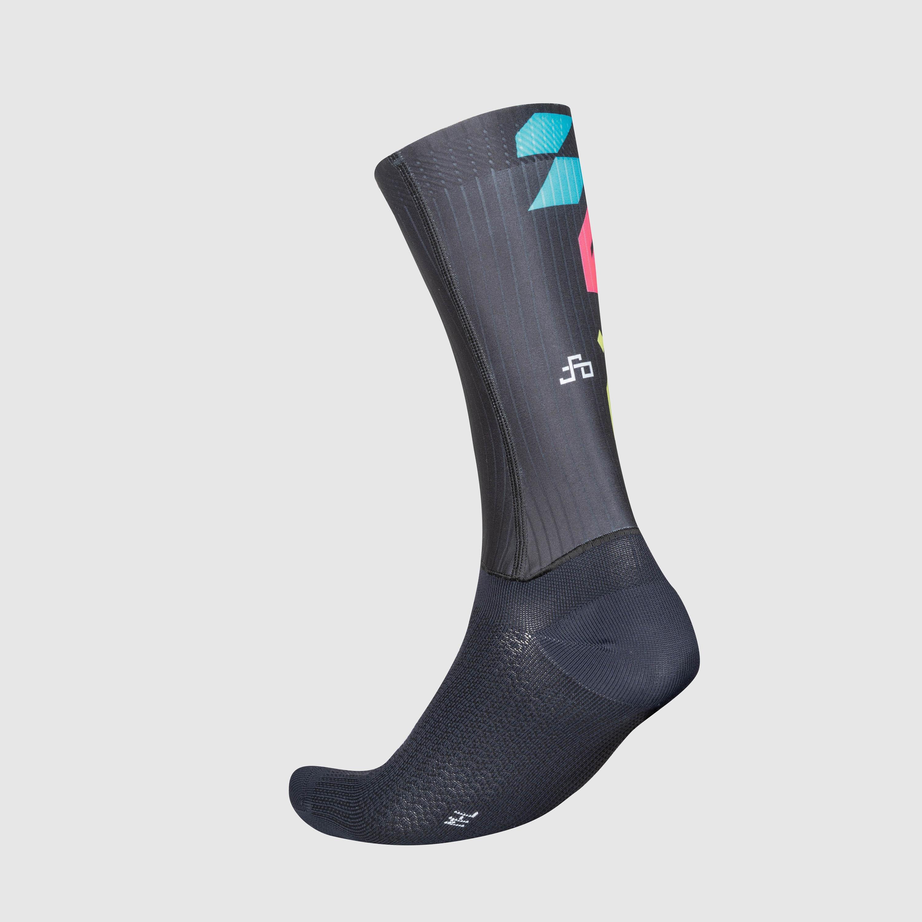 Sagan stripe socks - black - sagan 10th anniversary - sportful