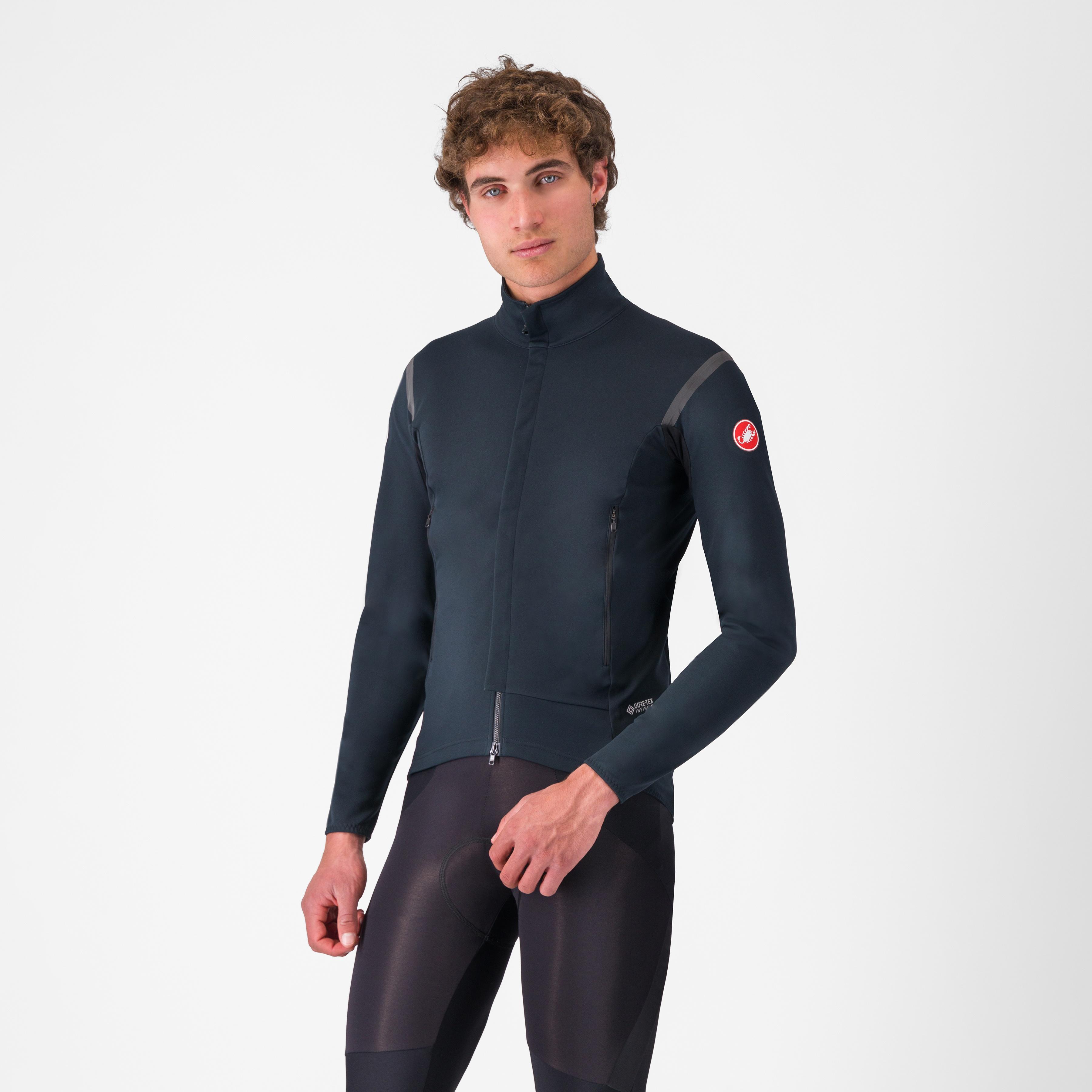 Perfetto ros 2 jacket - light black/black reflex - castelli