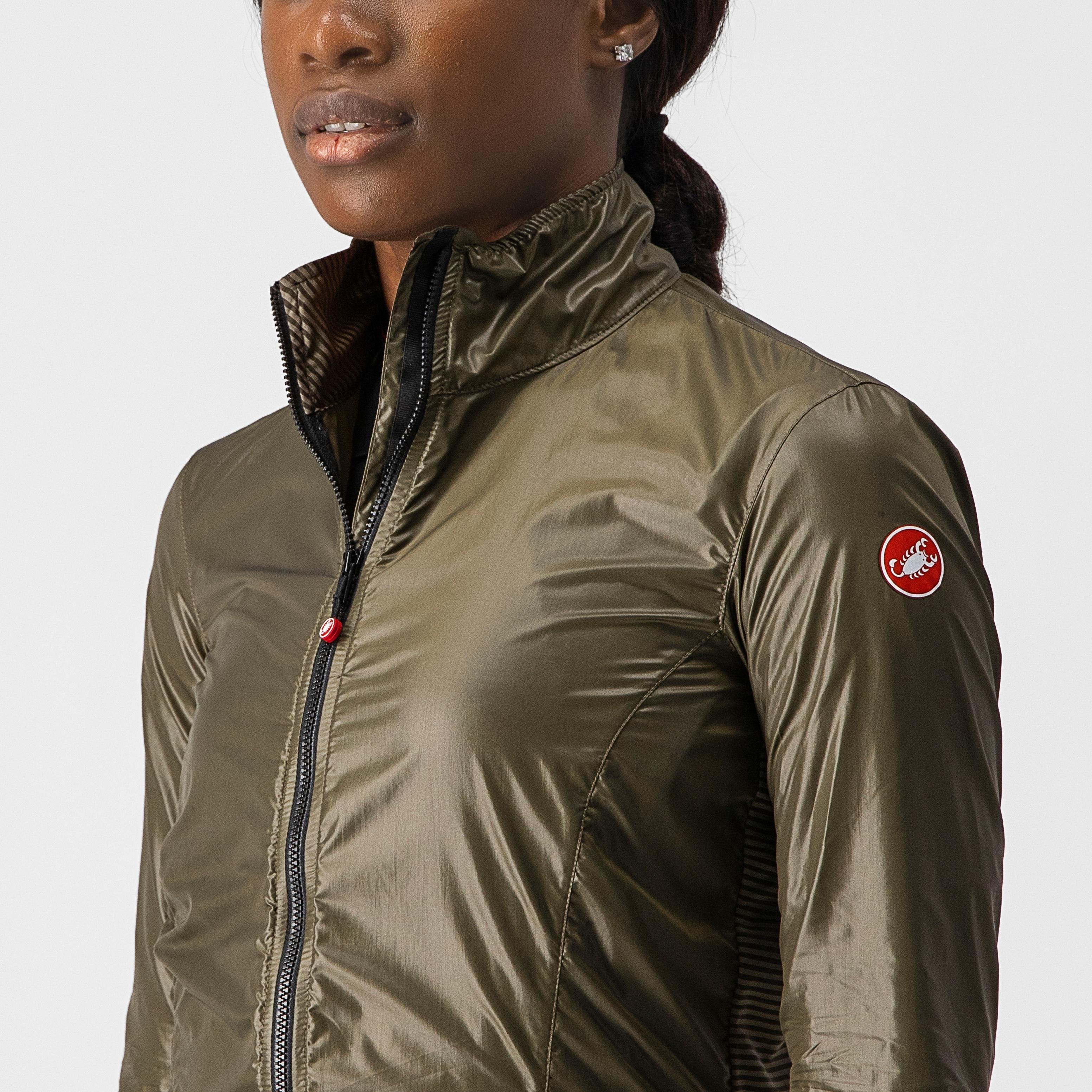 Aria shell w jacket - moss brown - castelli