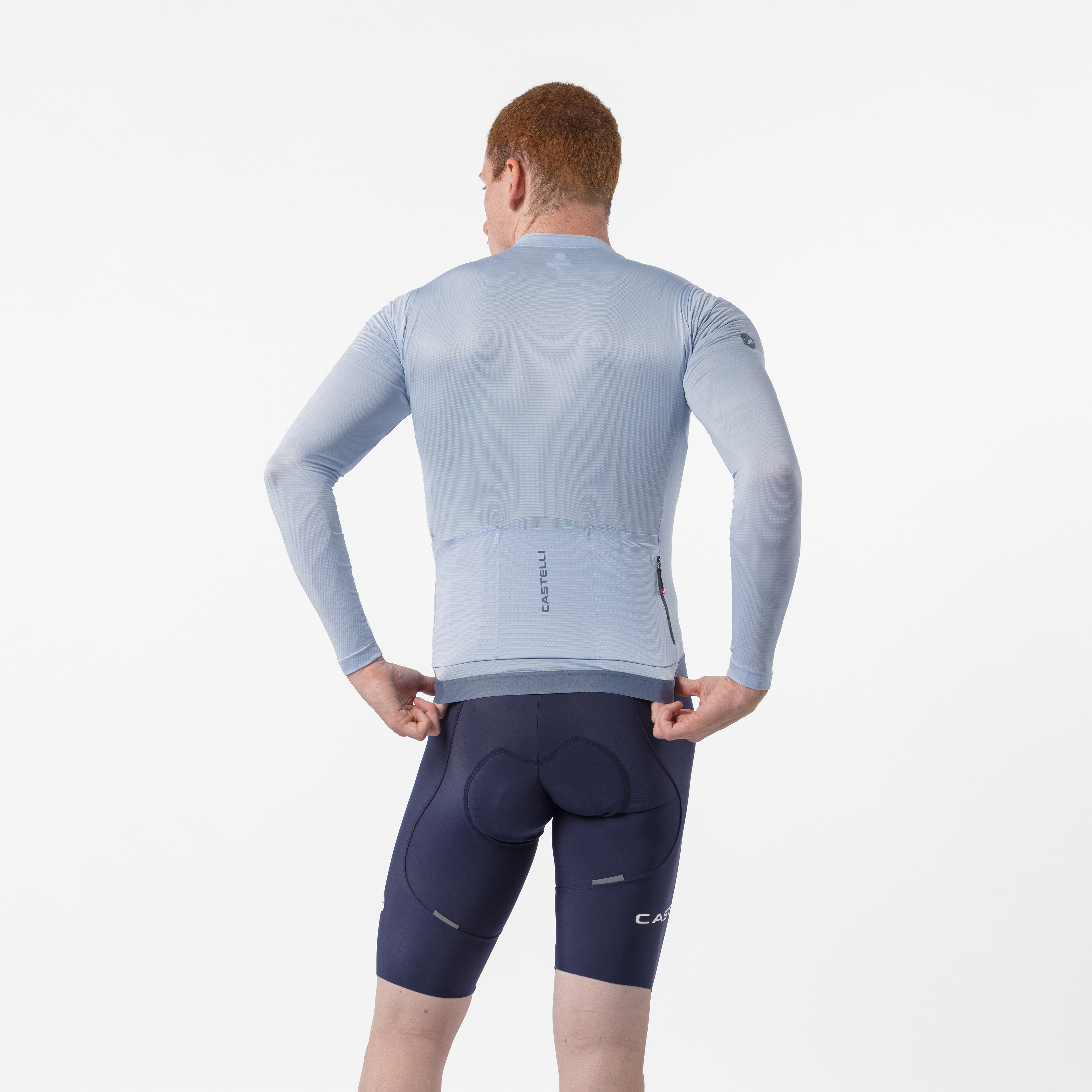 Espresso thermal bibshort - belgian blue - castelli