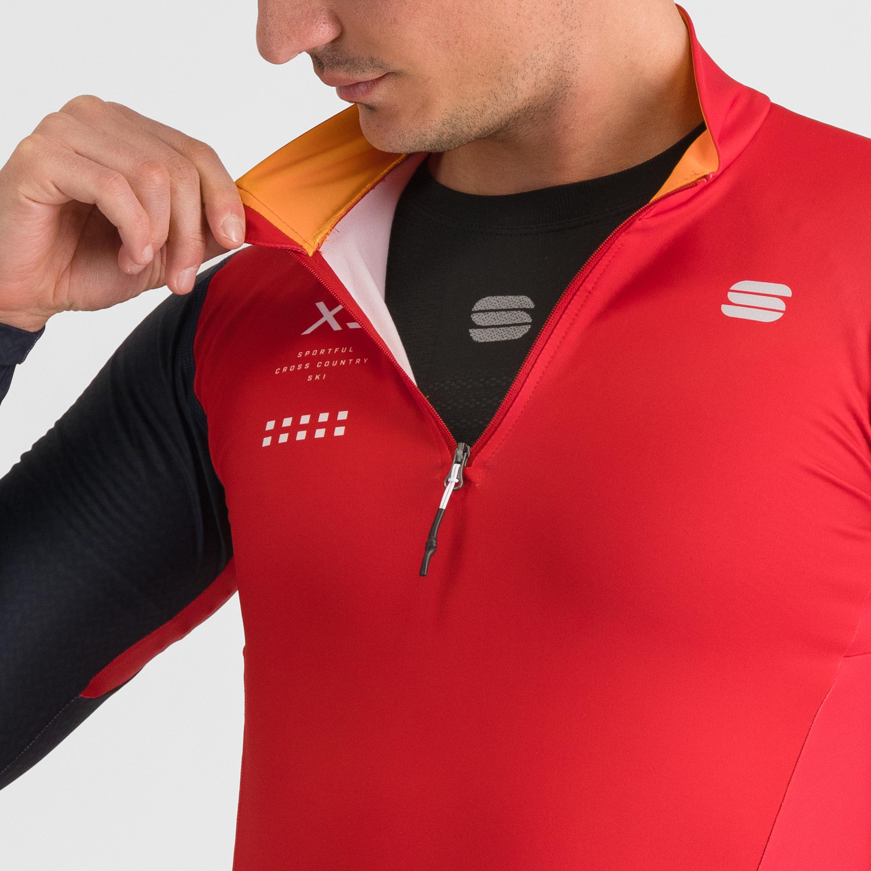 Squadra jersey - tango red/galaxy blue - sportful