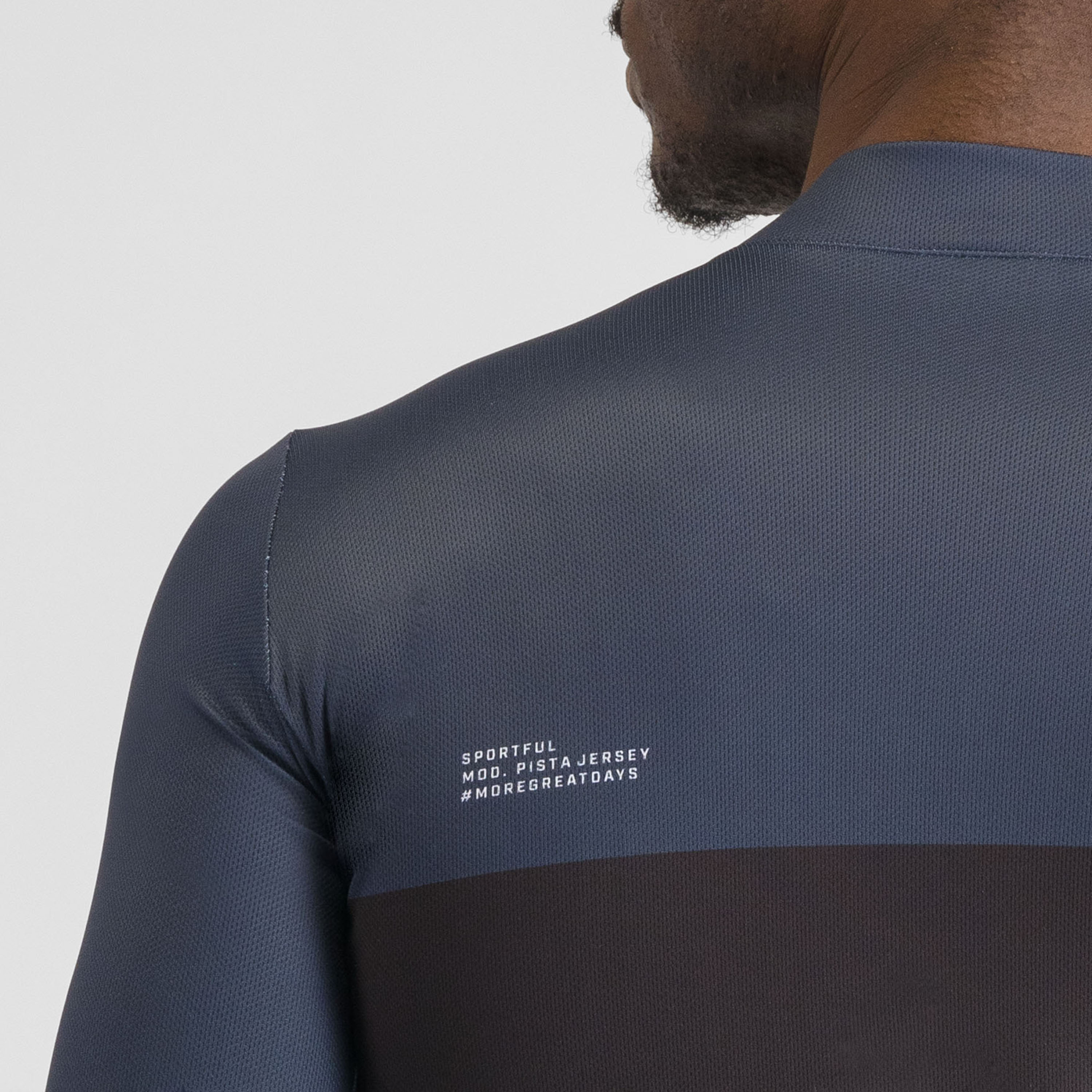 Pista thermal jersey - black blu white - sportful