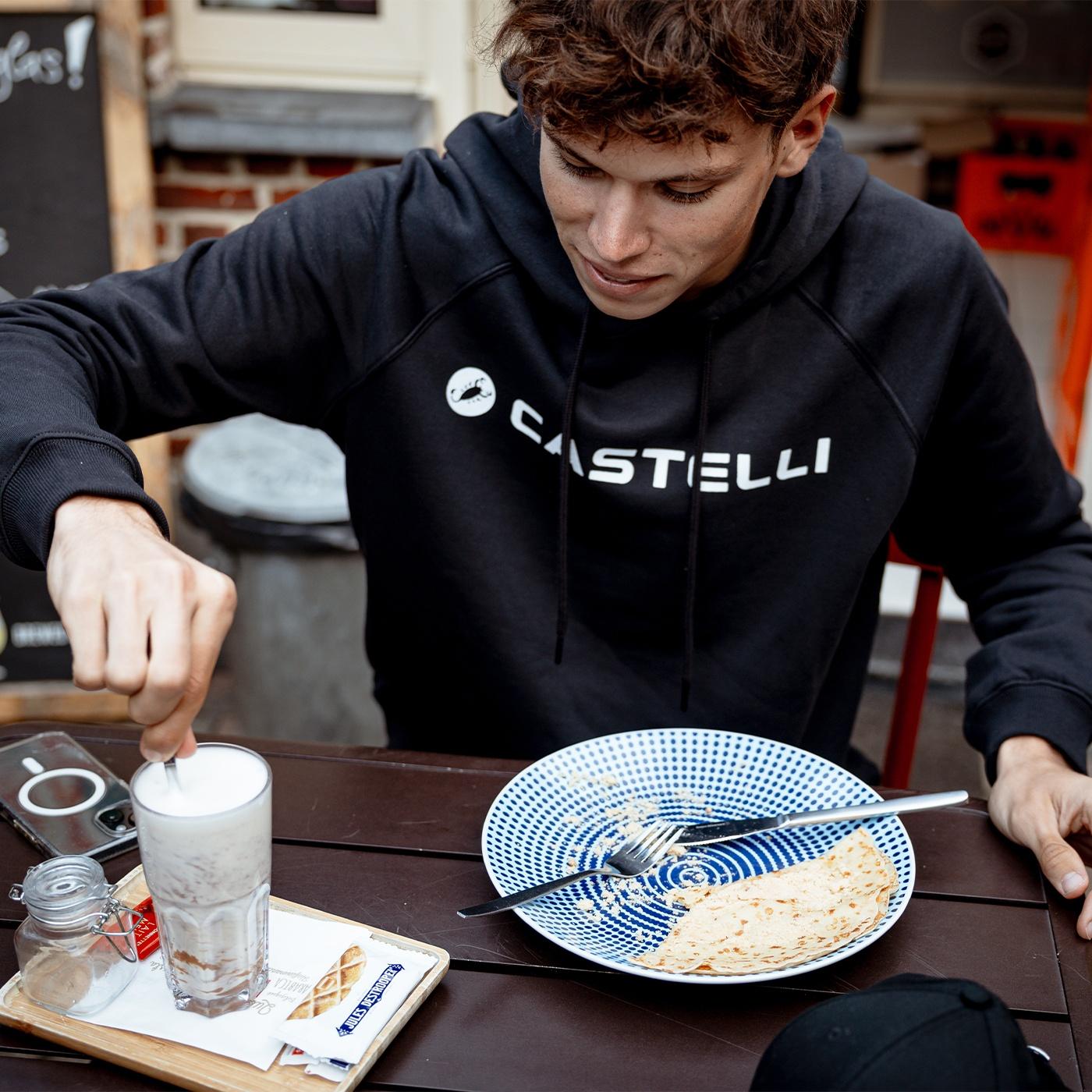 Logo hoody - black - castelli