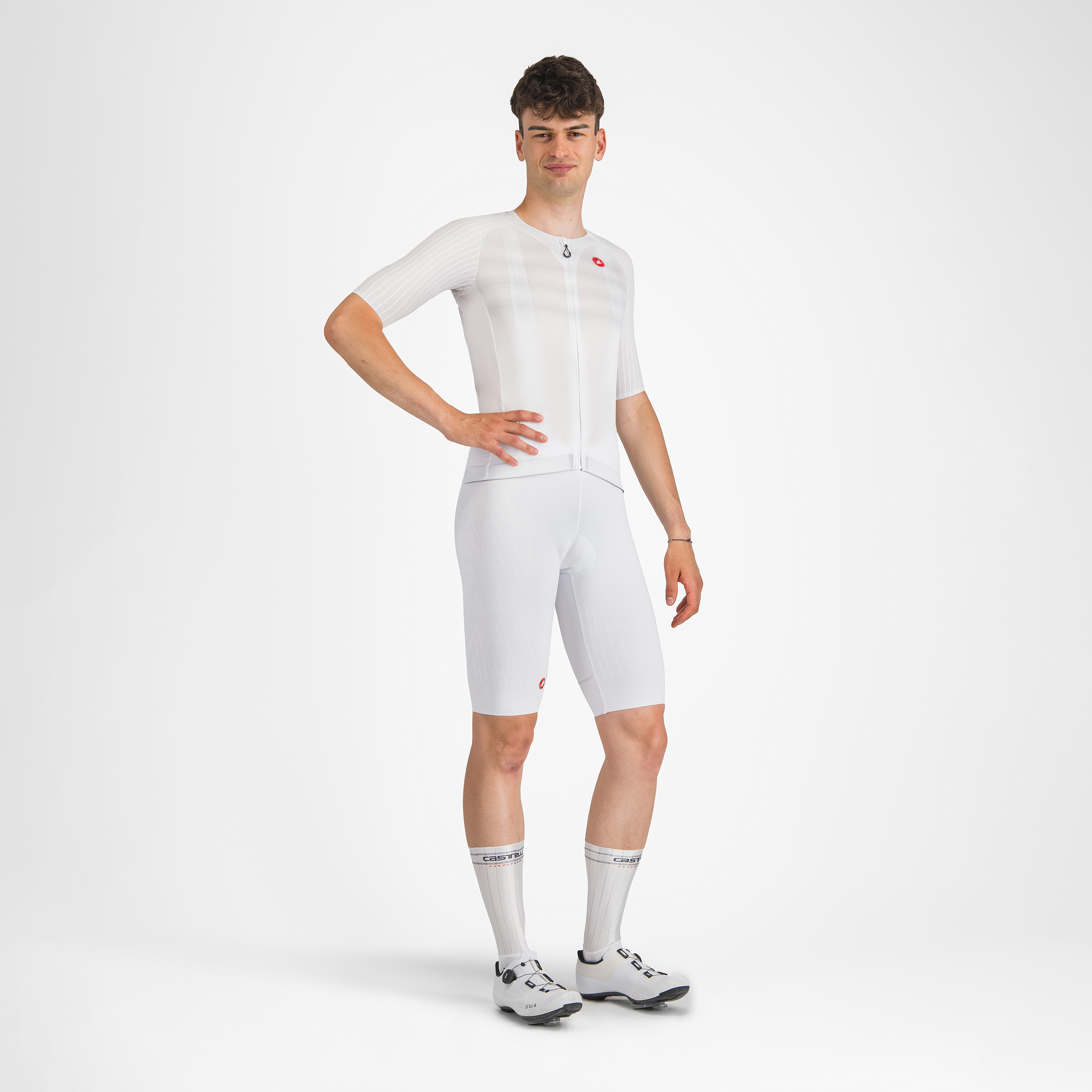 Free aero race s  bibshort - white - castelli