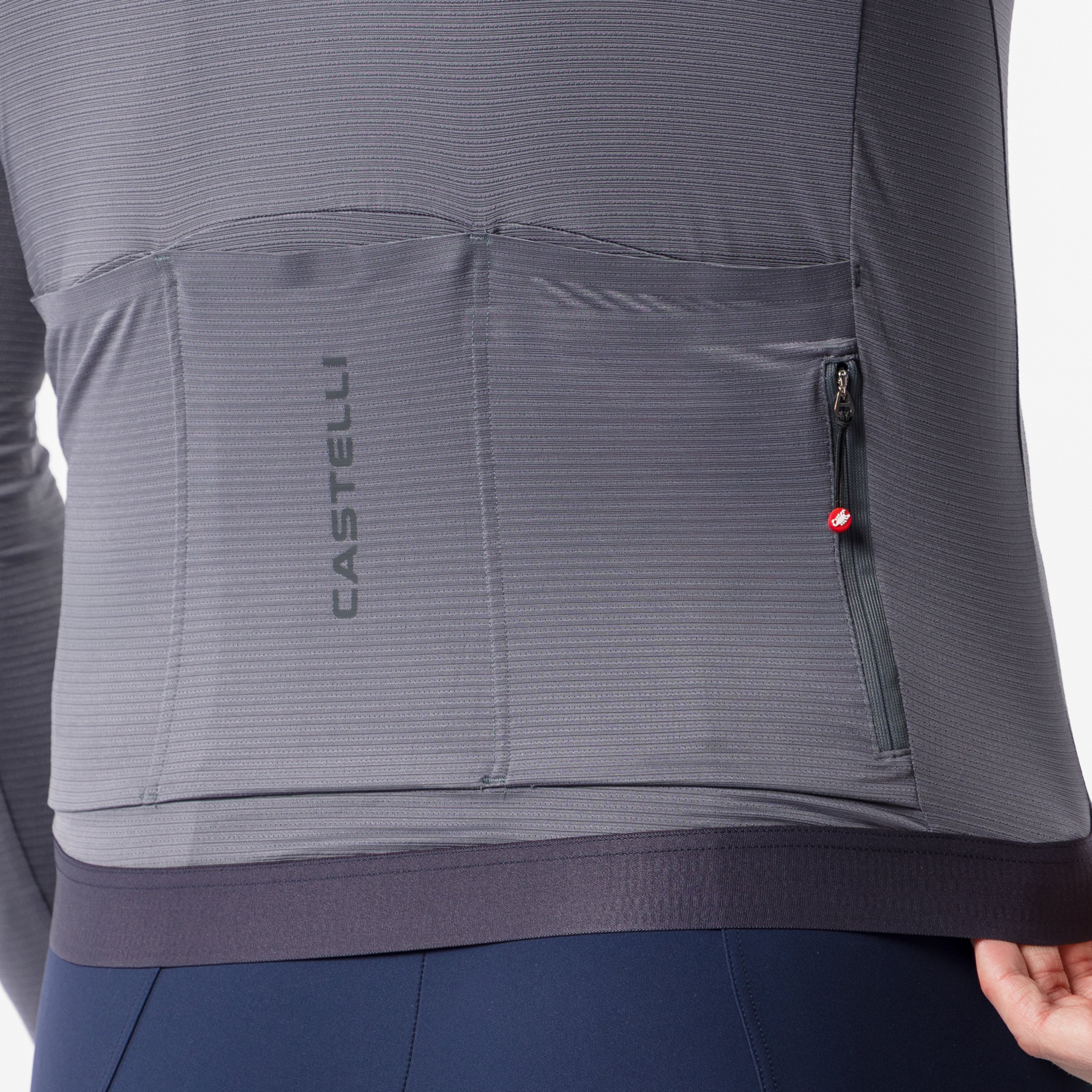 Espresso 2 ls jersey - smoky gray - castelli