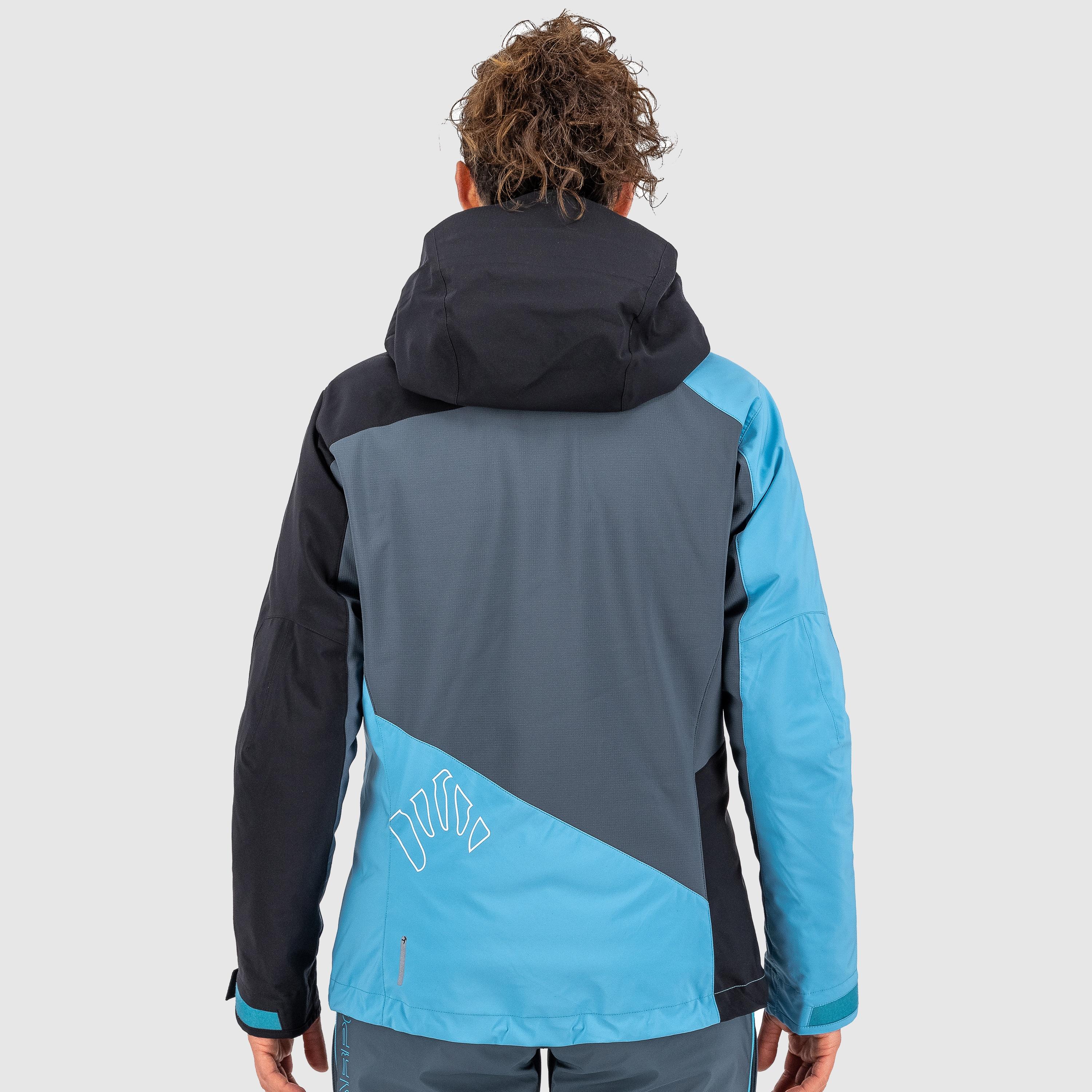 Marmolada w jacket - dark slate/blue atoll/black - karpos