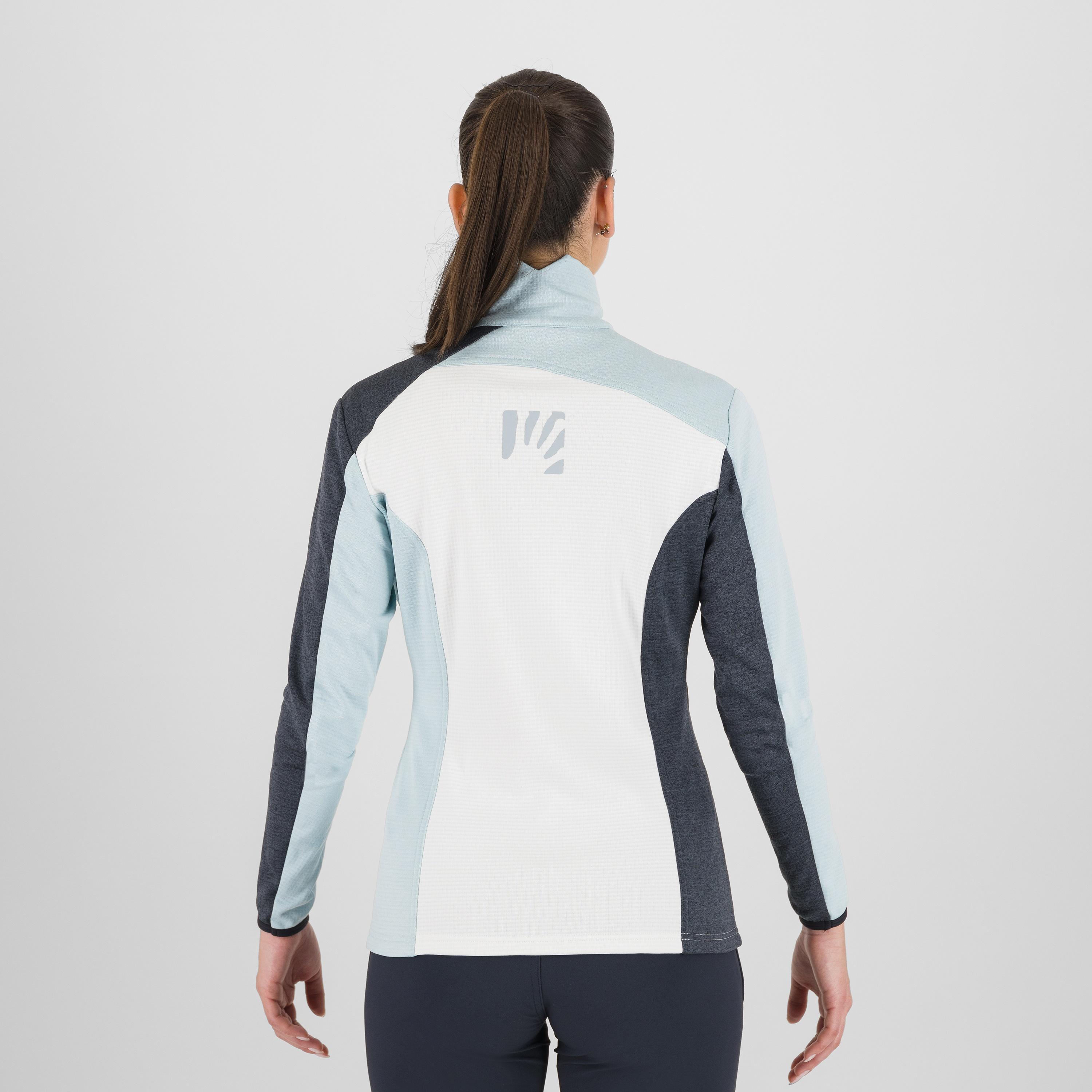 Federa full-zip w fleece - bright w./sterling b/vulcan - karpos