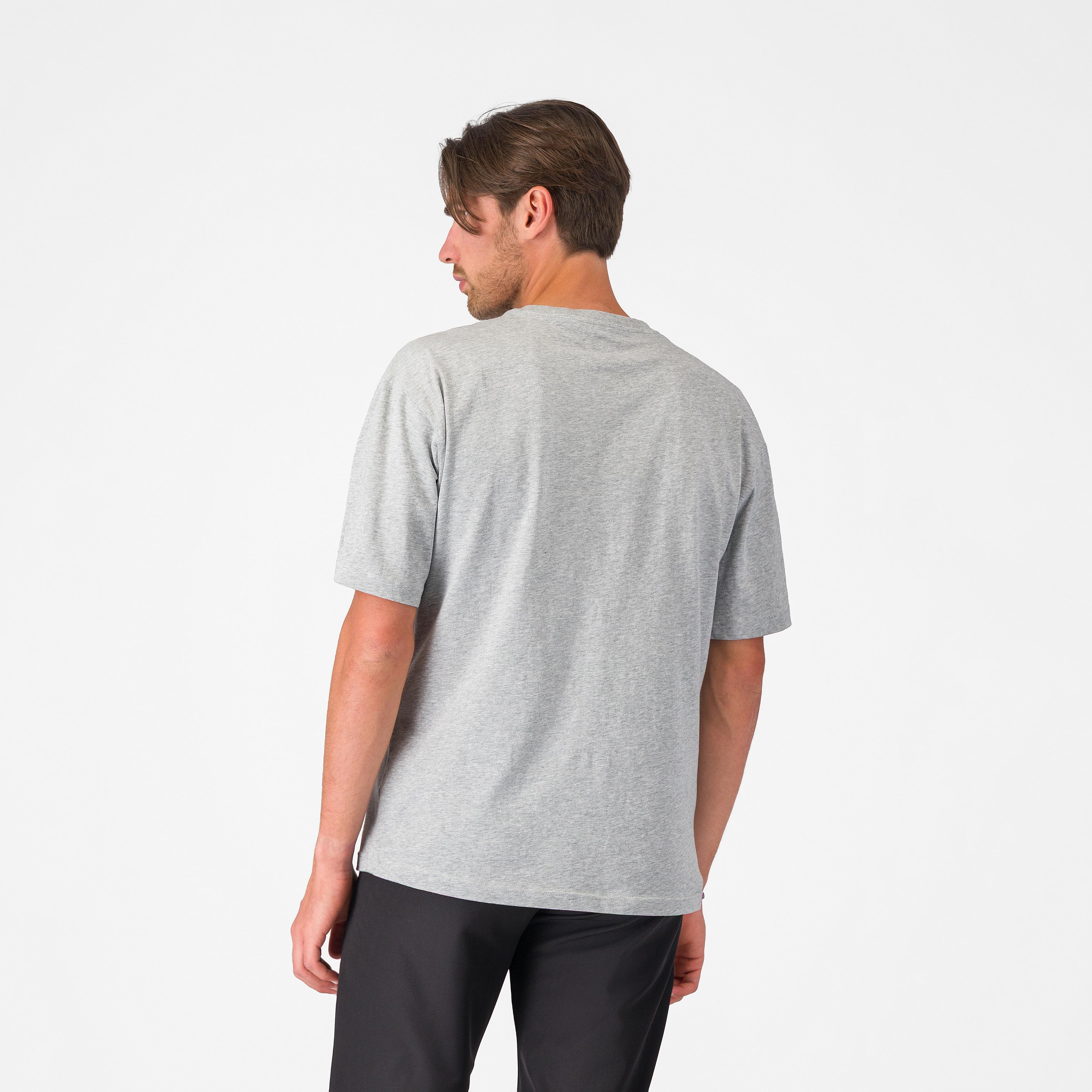 Innovation logo tee - melange gray - castelli