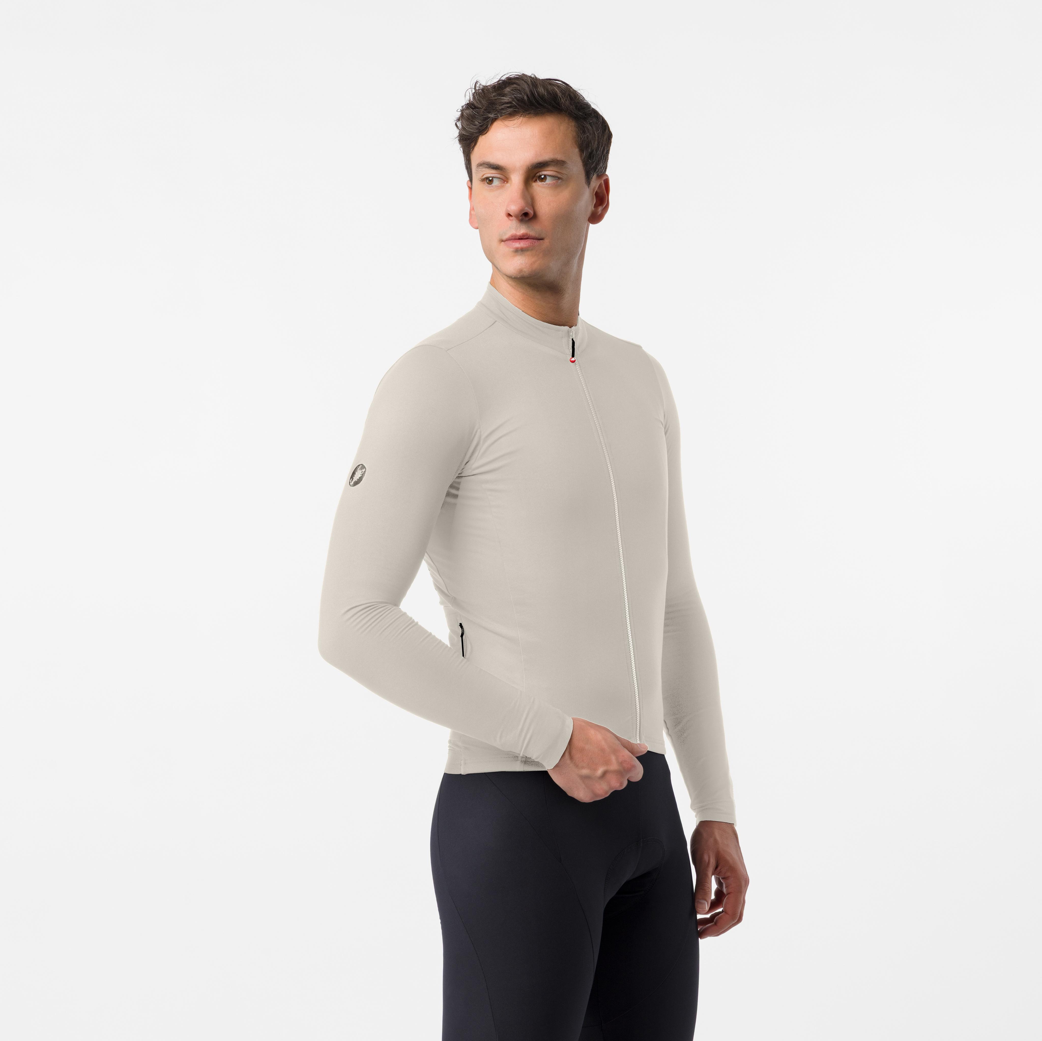 Thermowoven ls jersey - silver moon - castelli