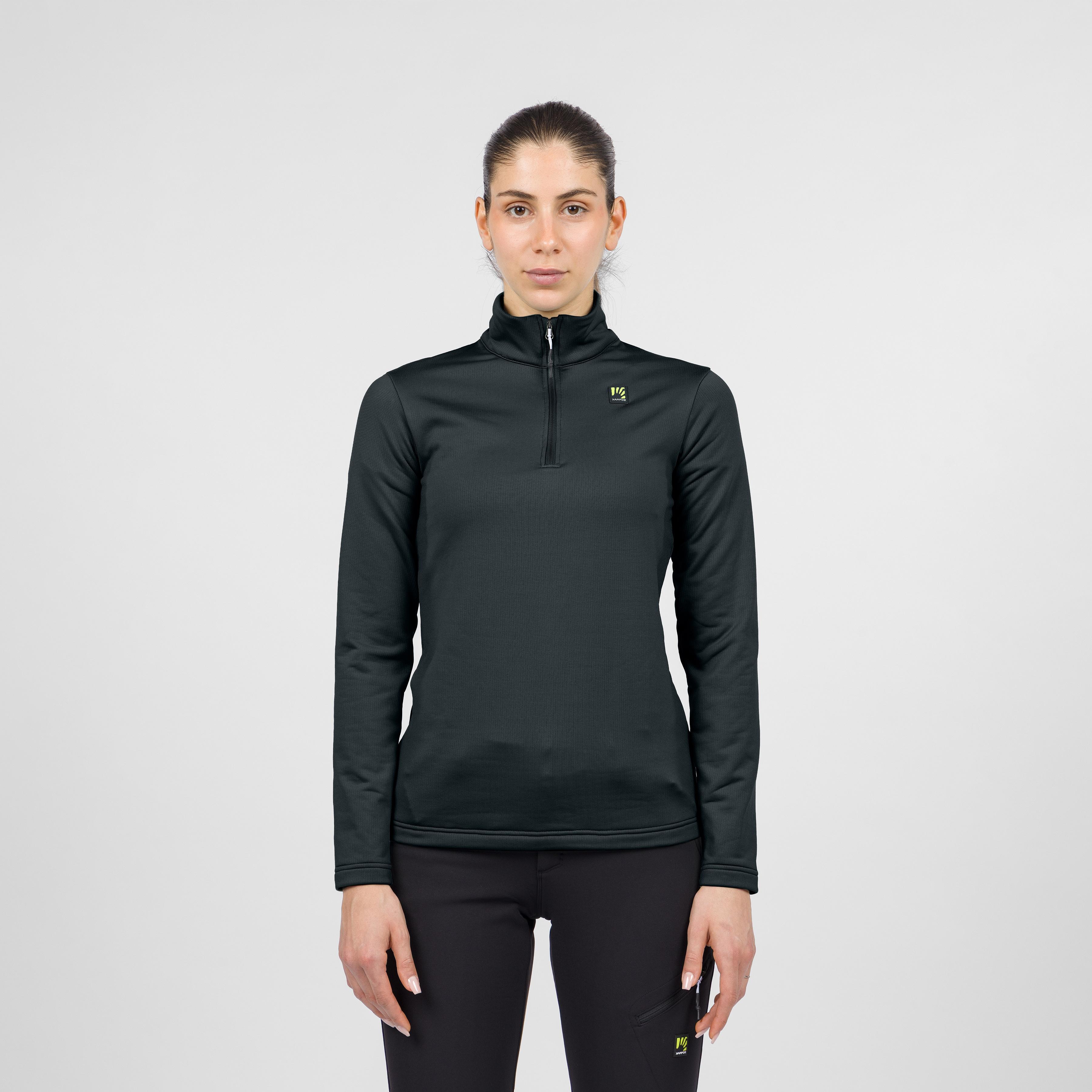Pizzocco evo w half zip fleece - woodl.gray - karpos