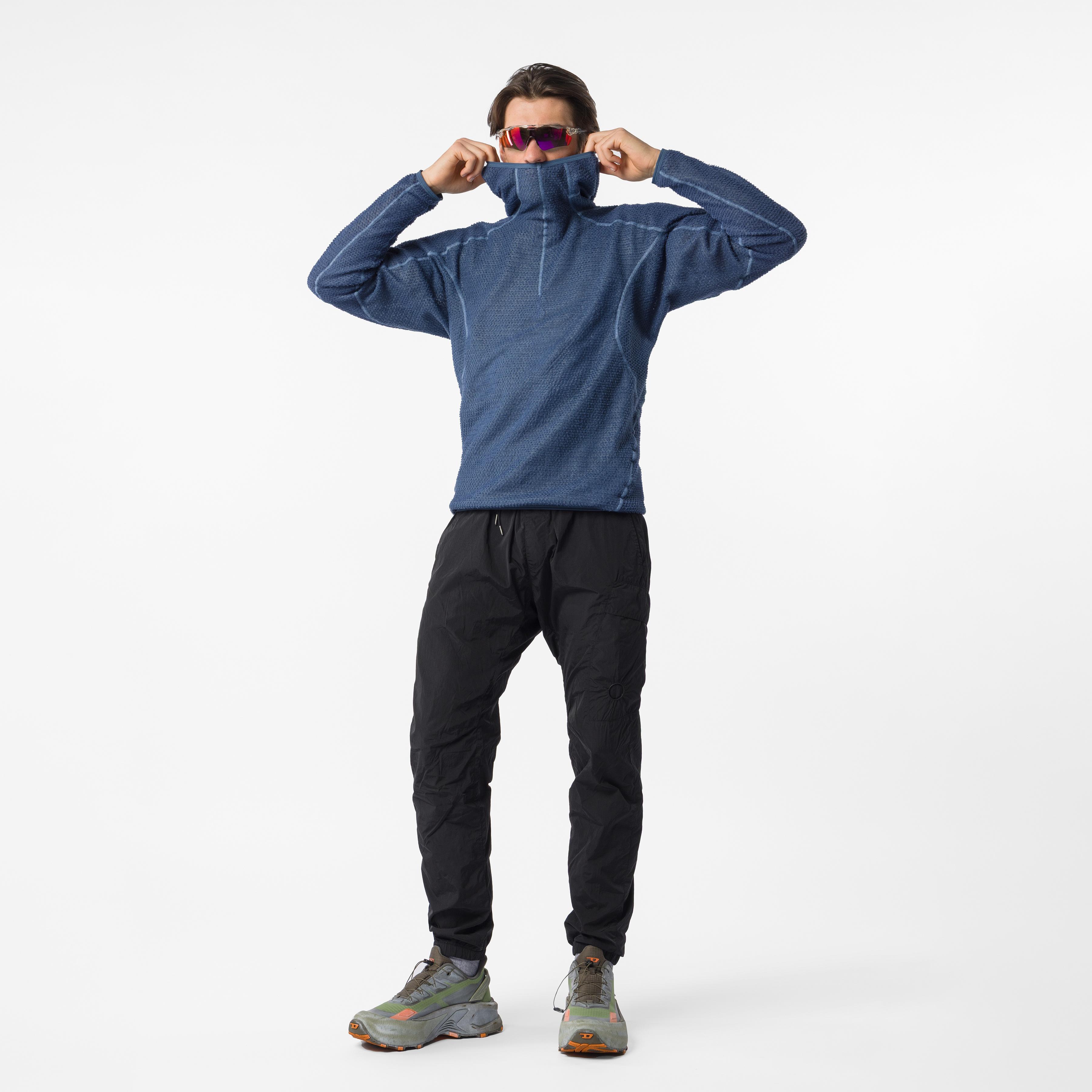 Castelli alpha fleece hoody - rock blue - castelli