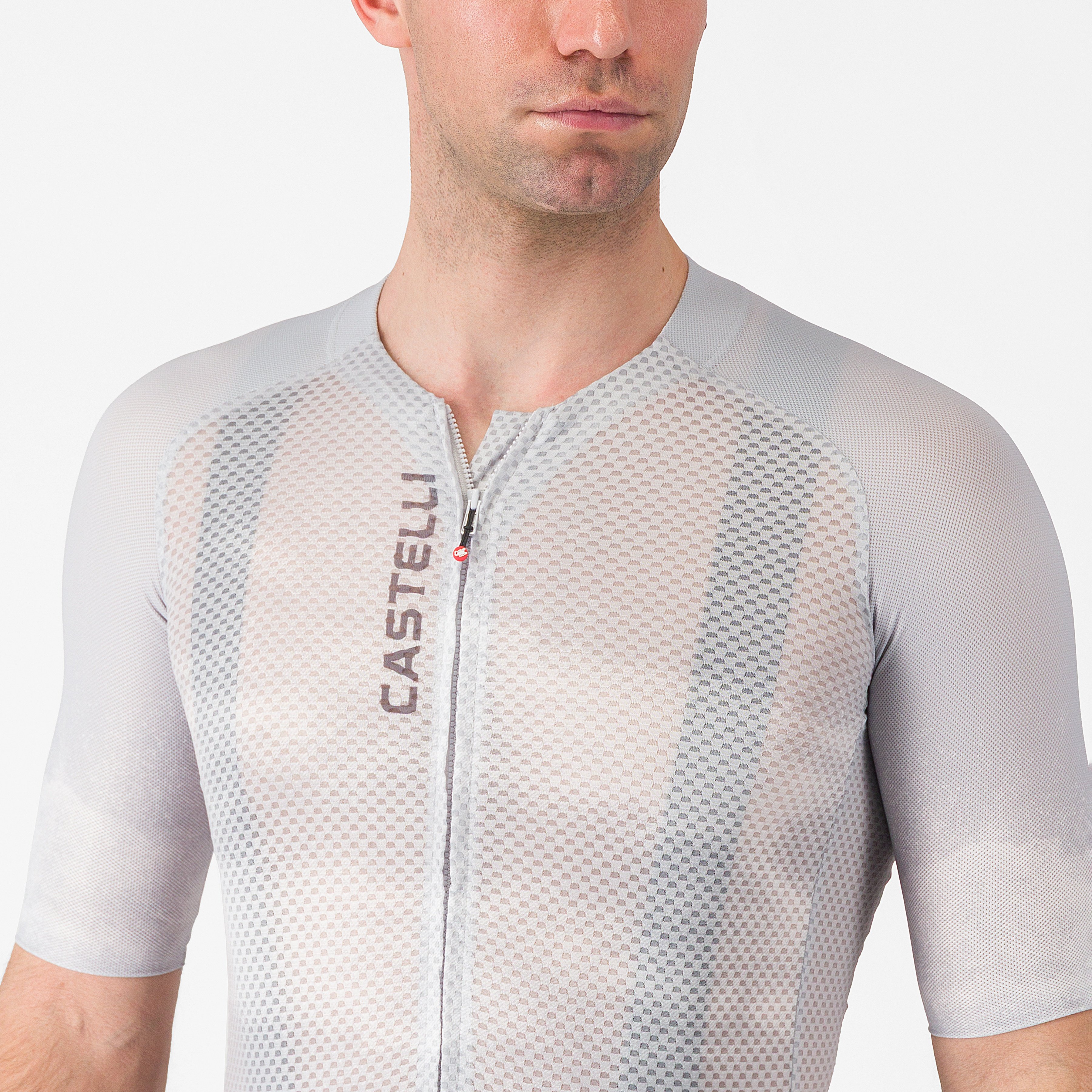 Climber's a/c jersey - silver gray/smoky gray - castelli