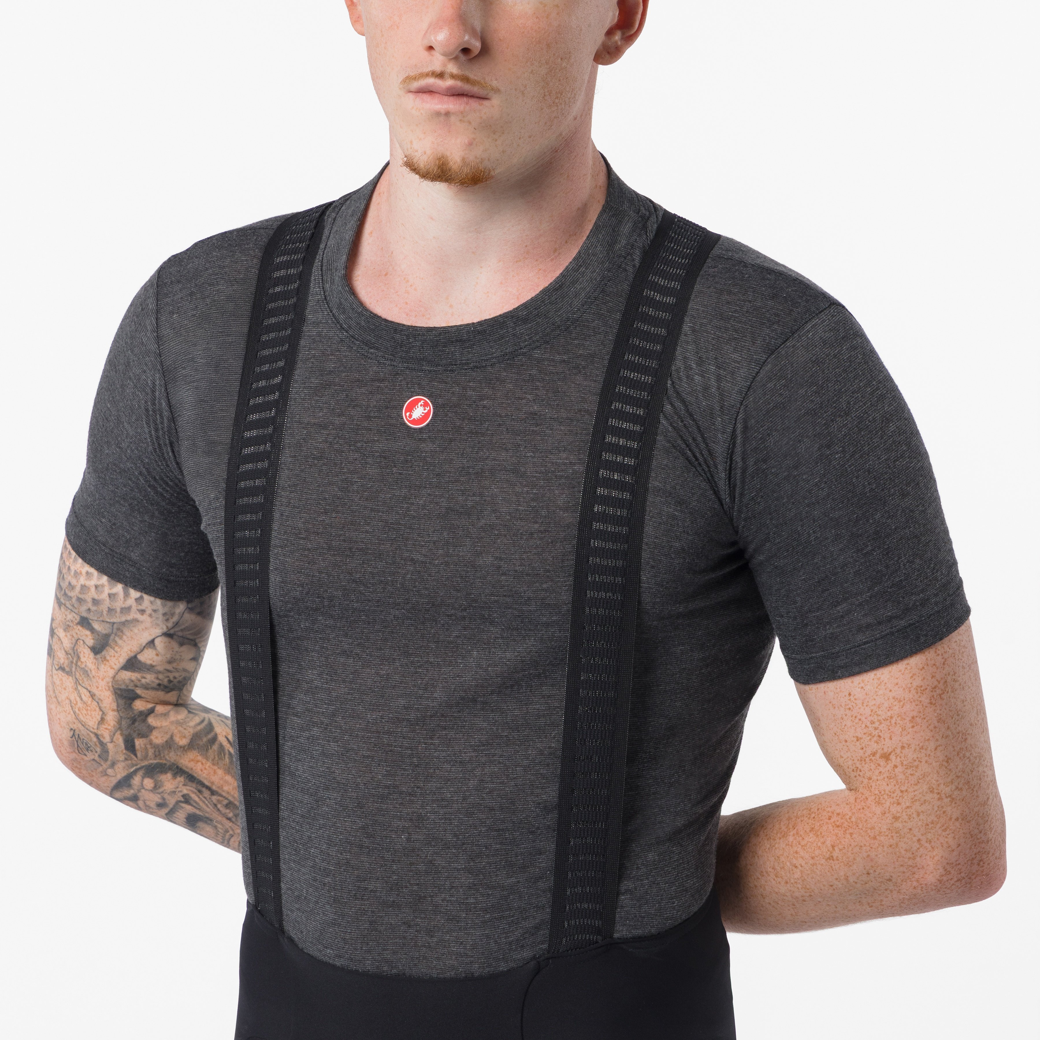 Espresso trnstn bibtight - black - castelli