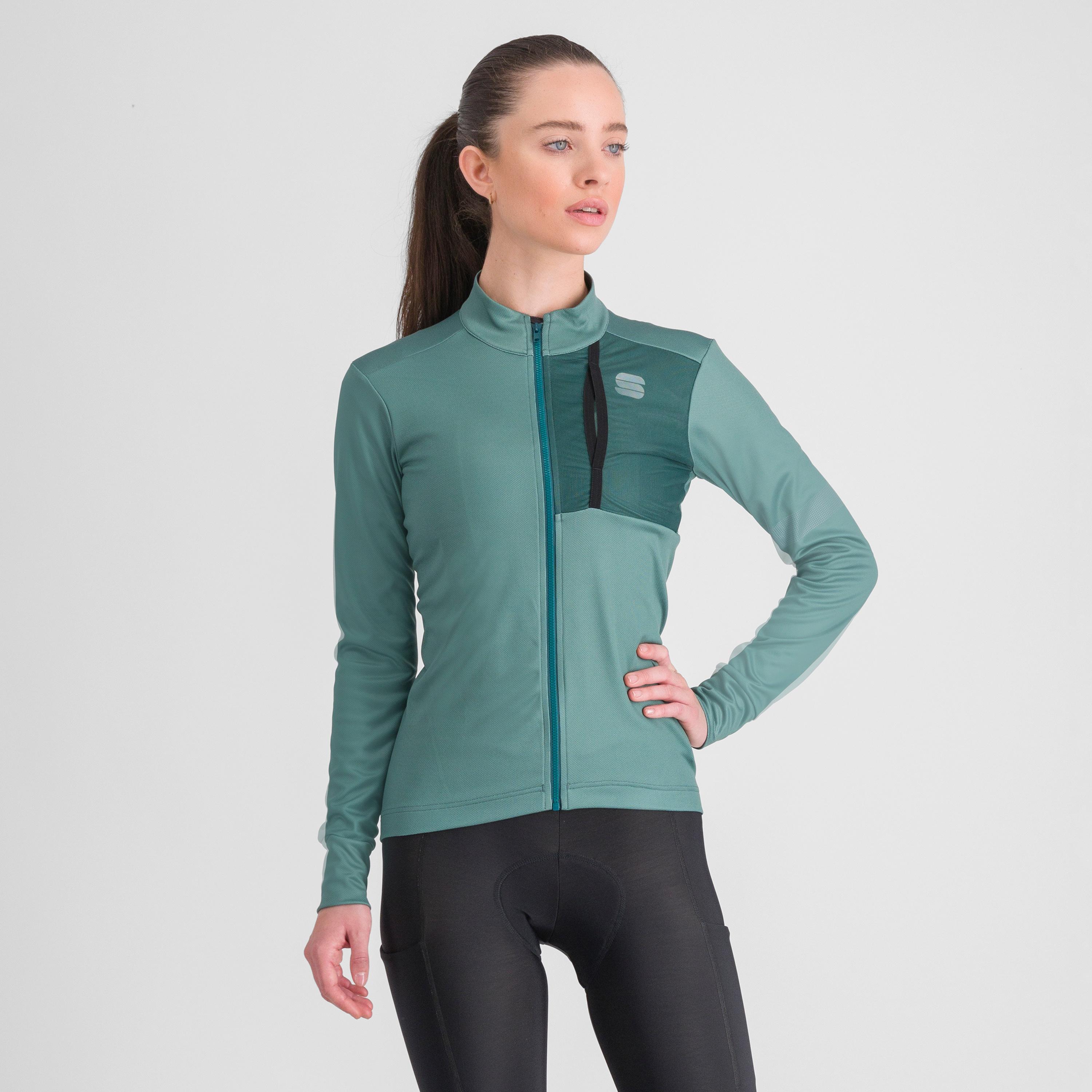 Supergiara woman thermal jersey - shrub green - sportful