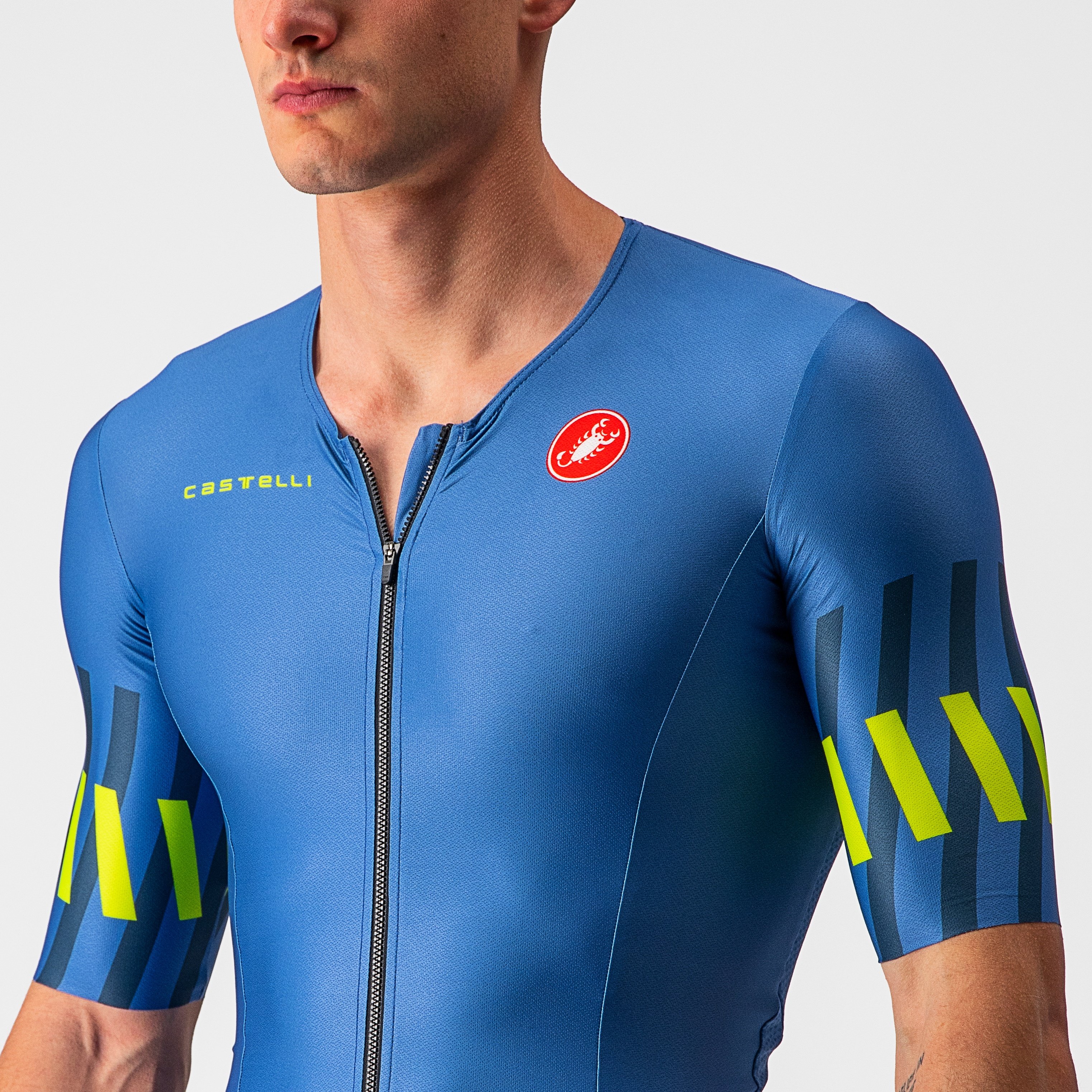Free speed 2 race top - cobalt blue/elecrtic lime - castelli