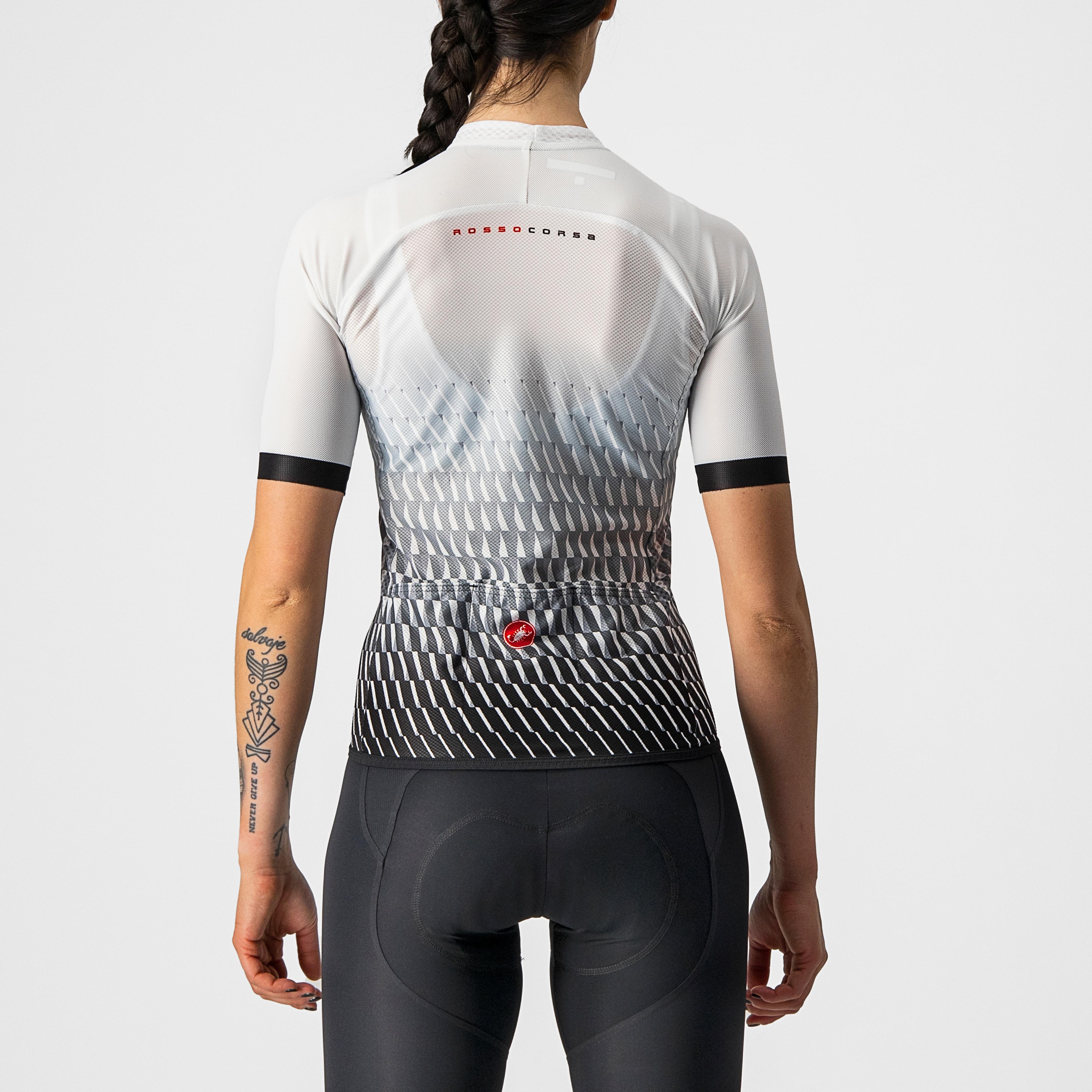 Climber's 2.0 w jersey - white/silver gray-light black - castelli