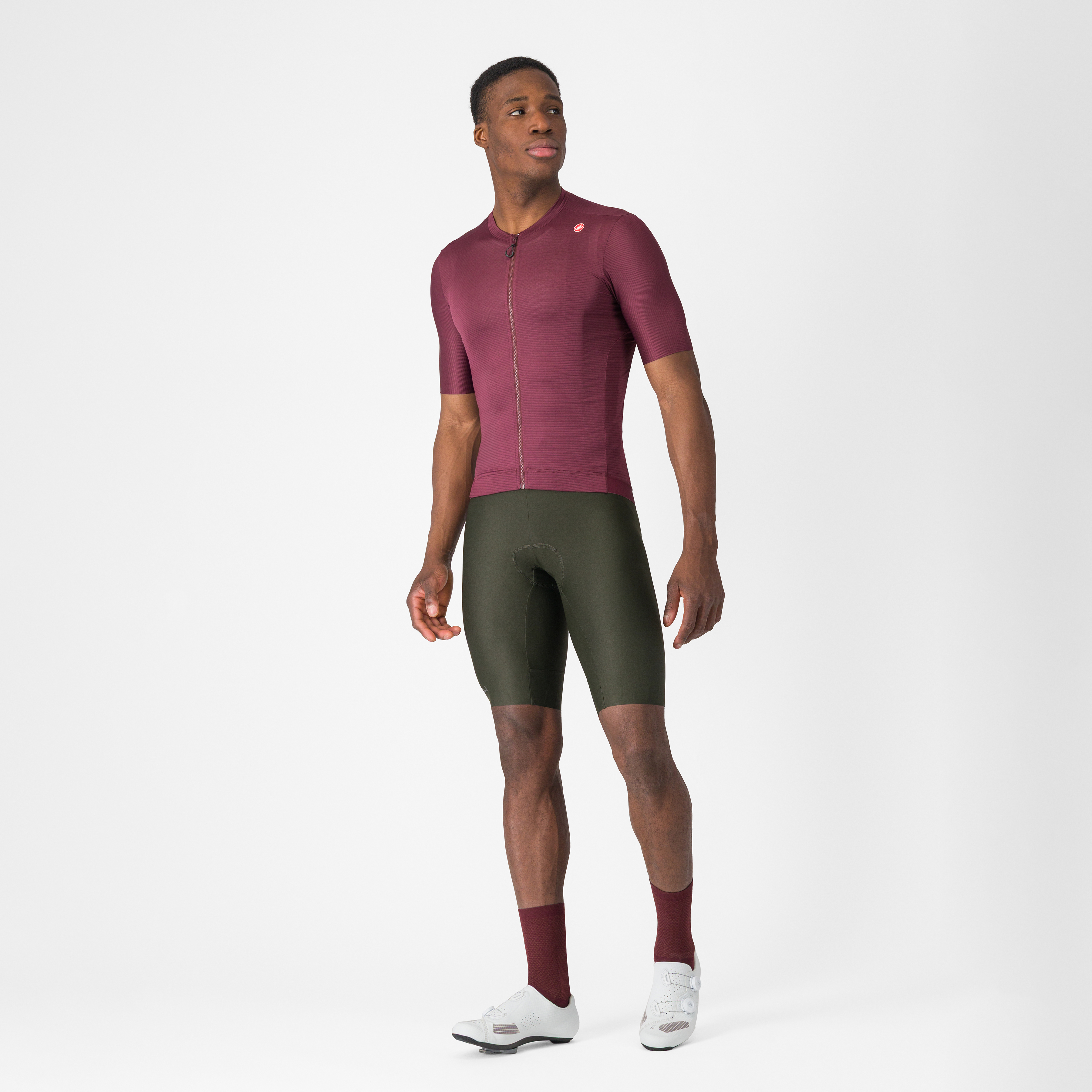 Espresso bibshort - deep green - castelli