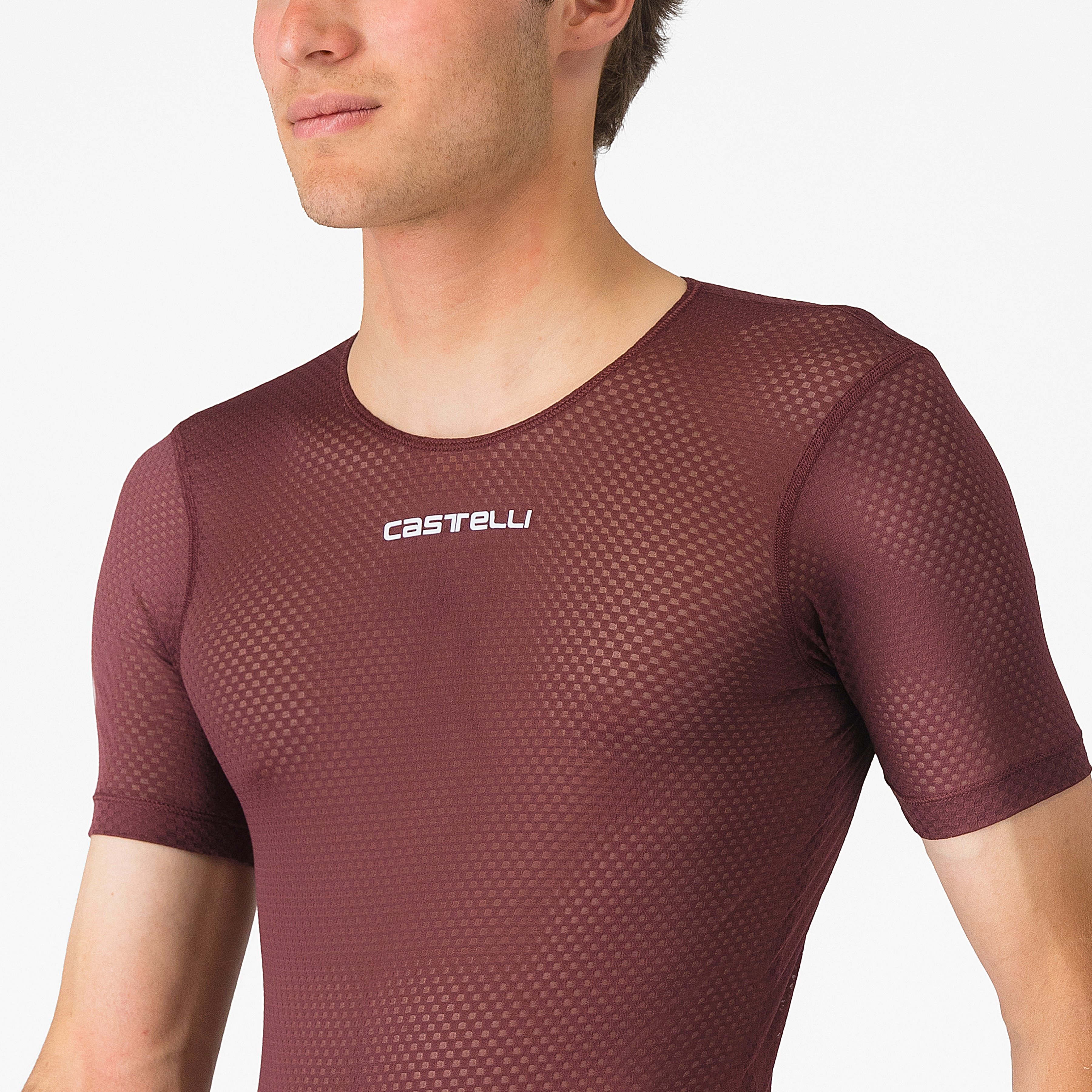 Pro mesh 2.0 short sleeve - deep bordeaux - castelli