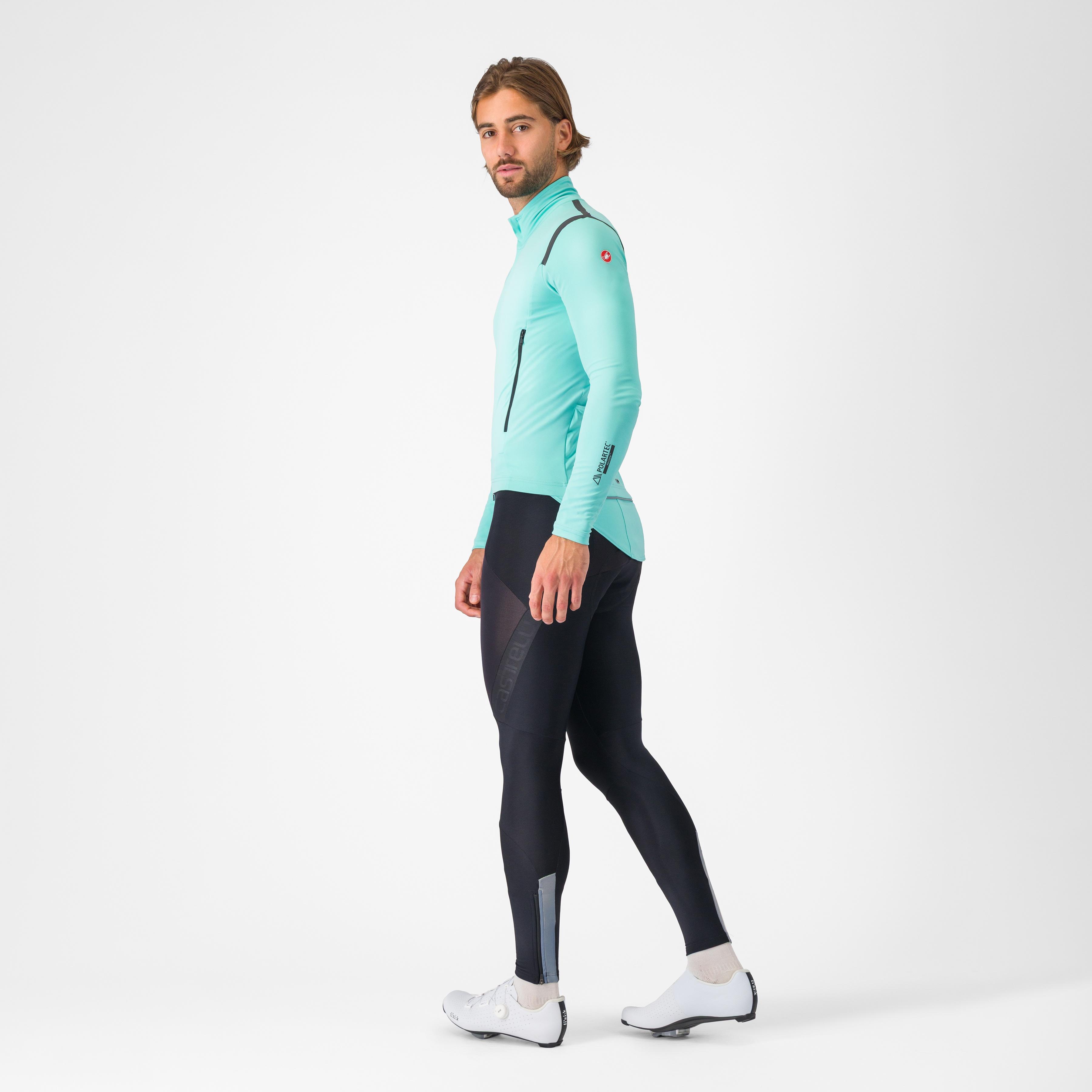 Perfetto ros 3 jacket - pool blue/black reflex - castelli