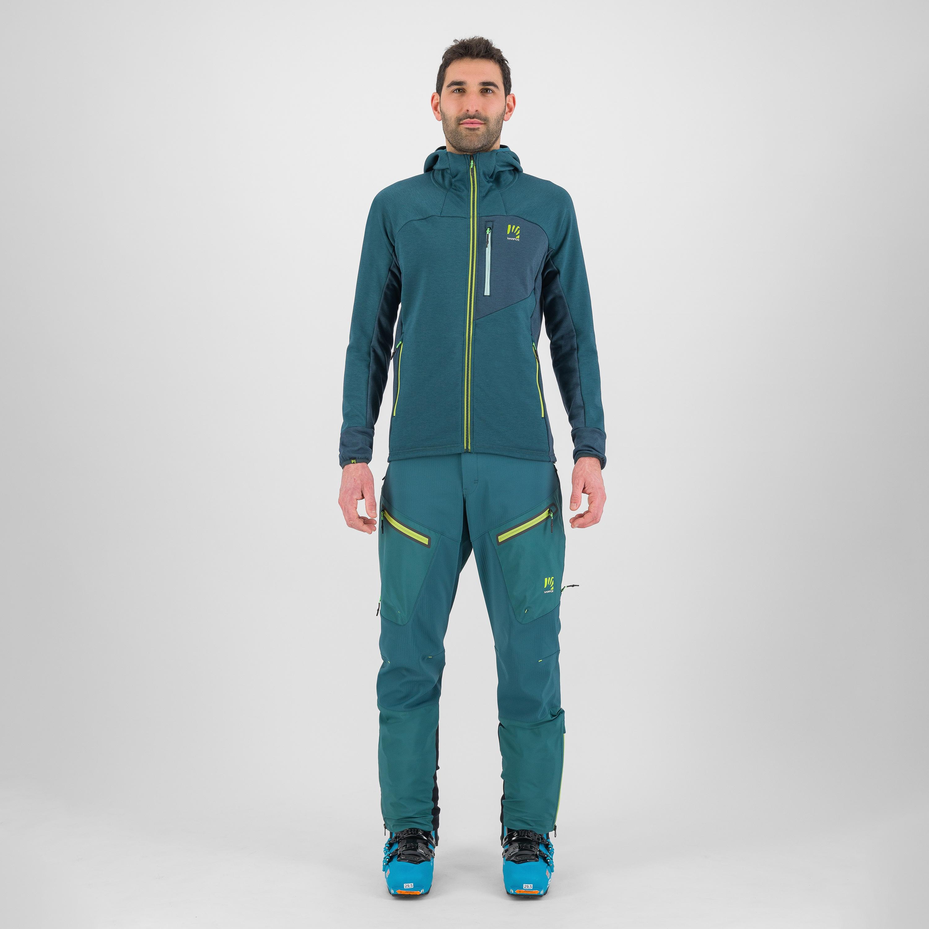 Mezzodi hoodie fleece - balsam/forest - karpos