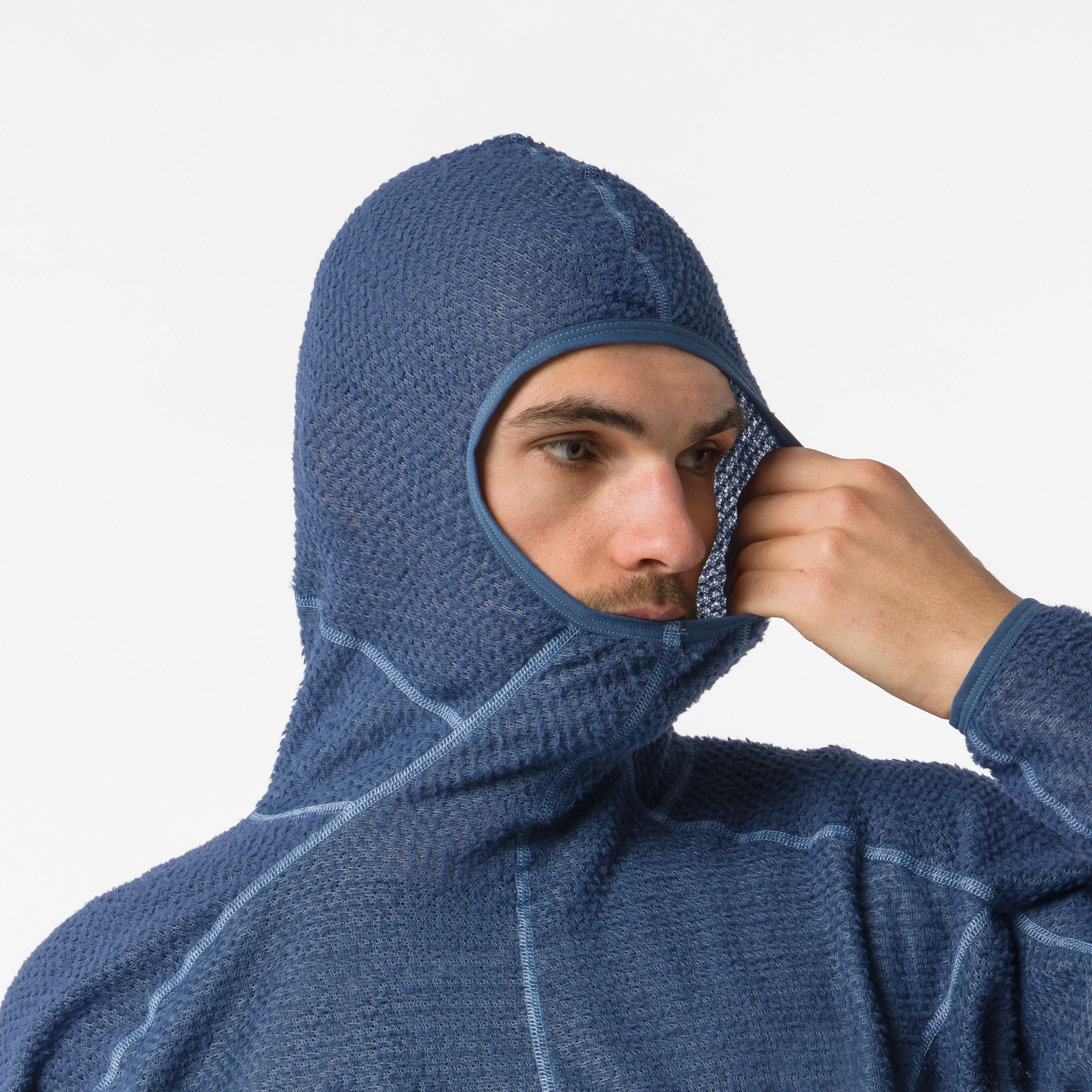Castelli alpha fleece hoody - rock blue - castelli